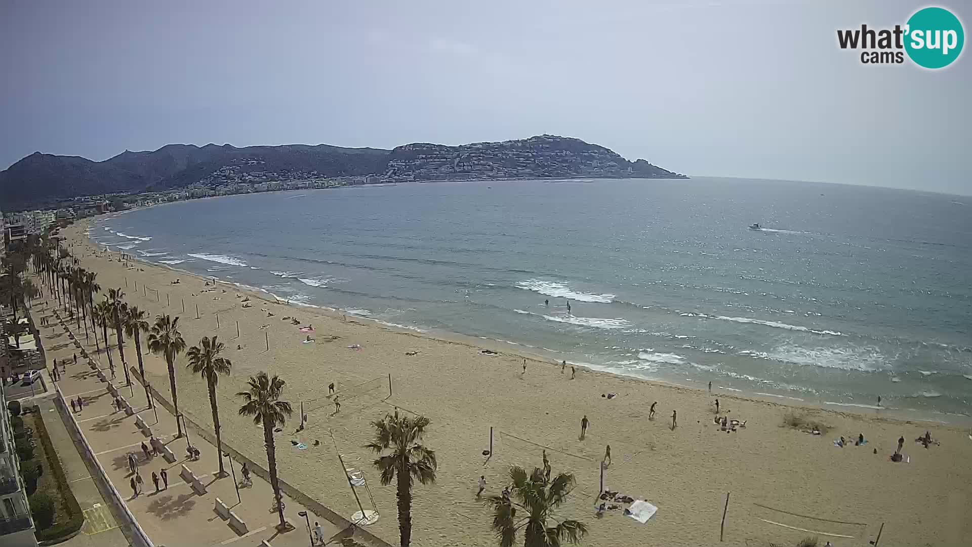 Webcam Costa Brava Roses Strand – Montecarlo Hotel livecam Spanien