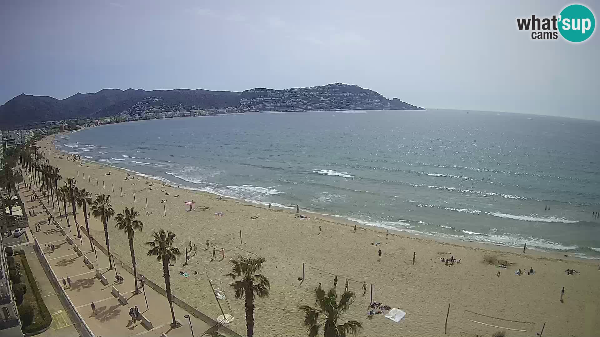Webcam Costa Brava Roses Strand – Montecarlo Hotel livecam Spanien