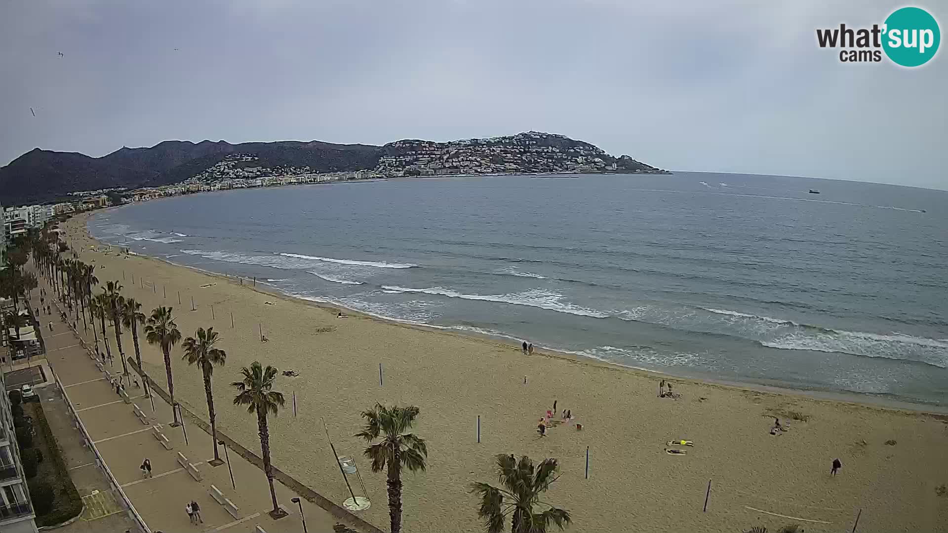 Roses camera en vivo playa Costa Brava- Hotel MonteCarlo