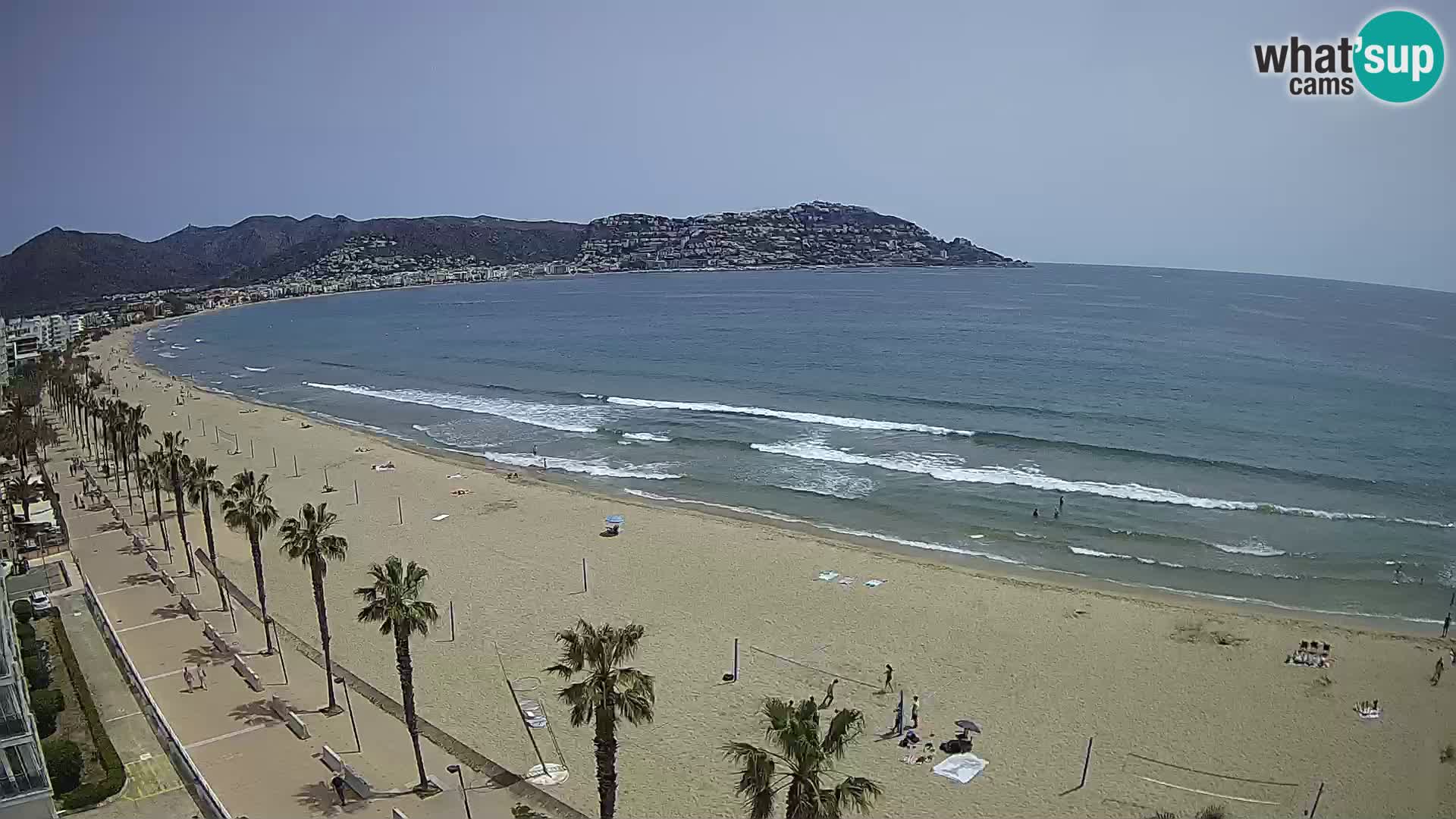 Live cam Roses  – Costa Brava spiaggia – Hotel MonteCarlo