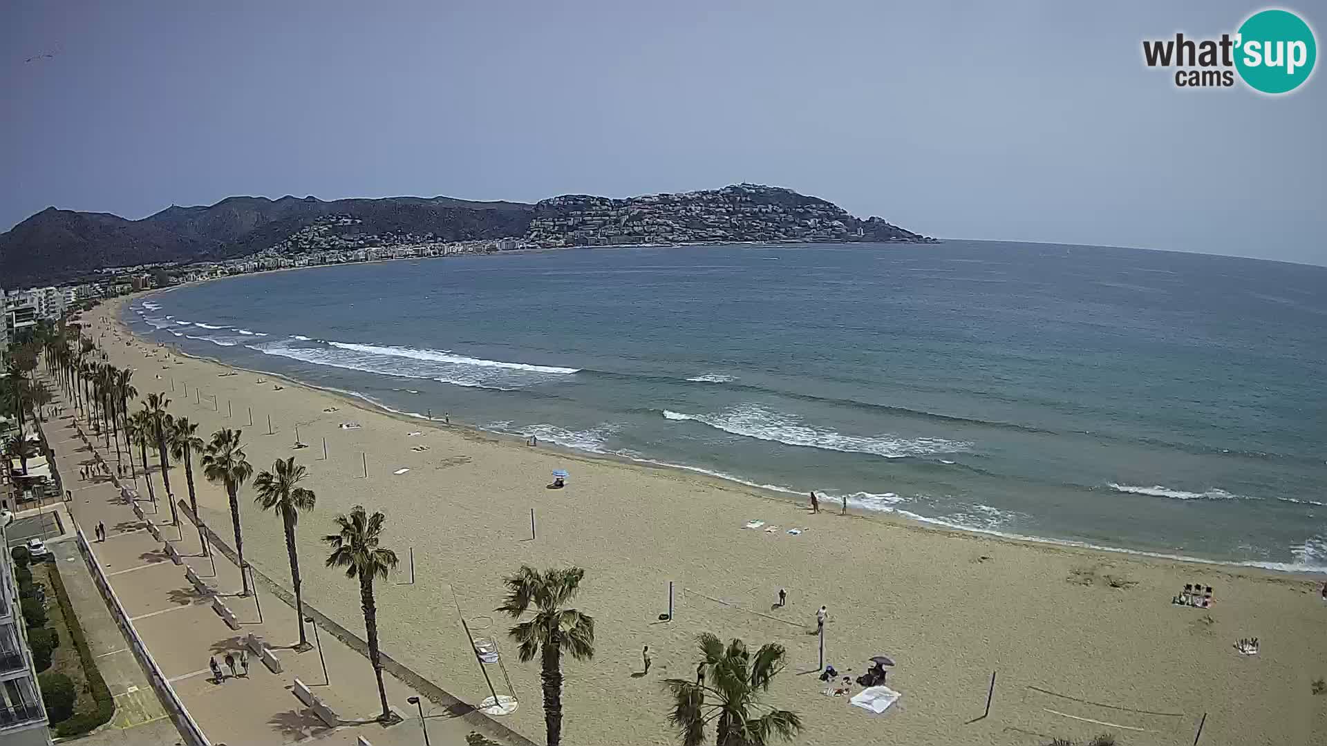 Live cam Roses  – Costa Brava spiaggia – Hotel MonteCarlo