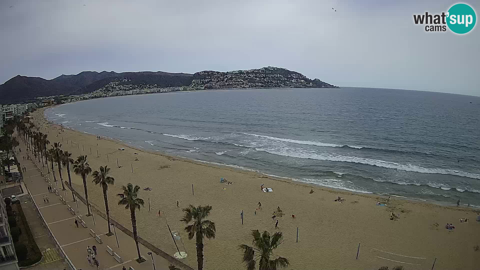 Webcam Costa Brava Roses Strand – Montecarlo Hotel livecam Spanien