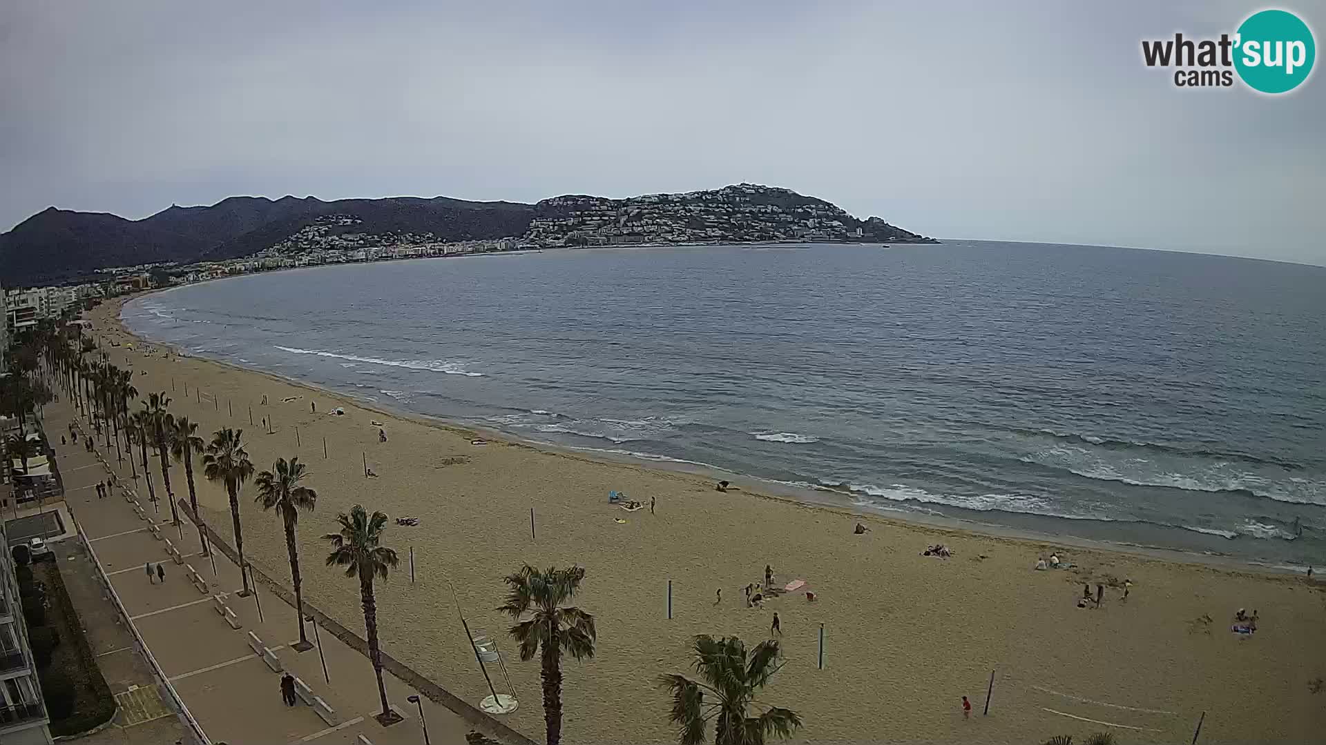 Webcam Costa Brava Roses Strand – Montecarlo Hotel livecam Spanien
