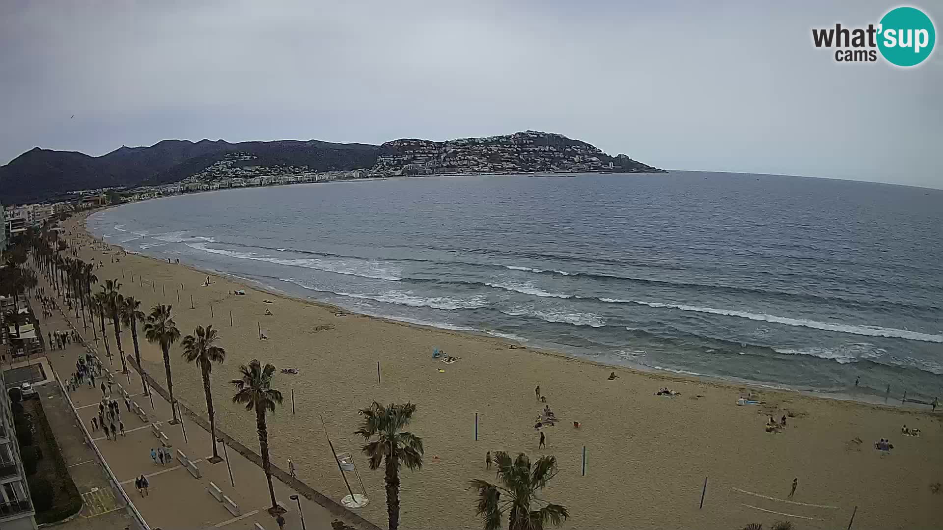 Roses camera en vivo playa Costa Brava- Hotel MonteCarlo