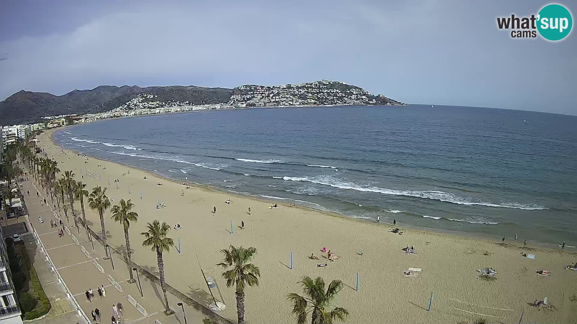Webcam Costa Brava Roses Strand – Montecarlo Hotel livecam Spanien