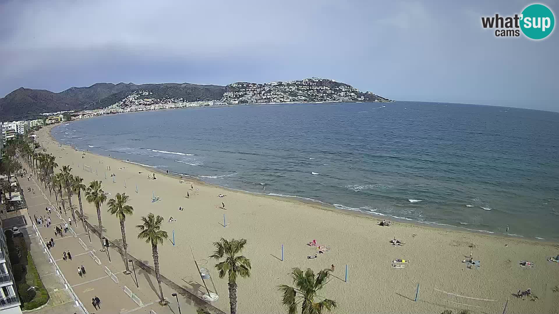Roses camera en vivo playa Costa Brava- Hotel MonteCarlo