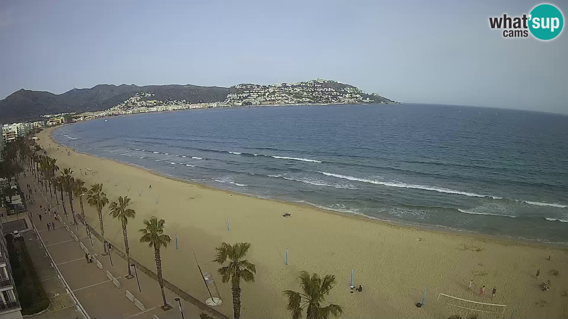 Webcam Costa Brava Roses Strand – Montecarlo Hotel livecam Spanien