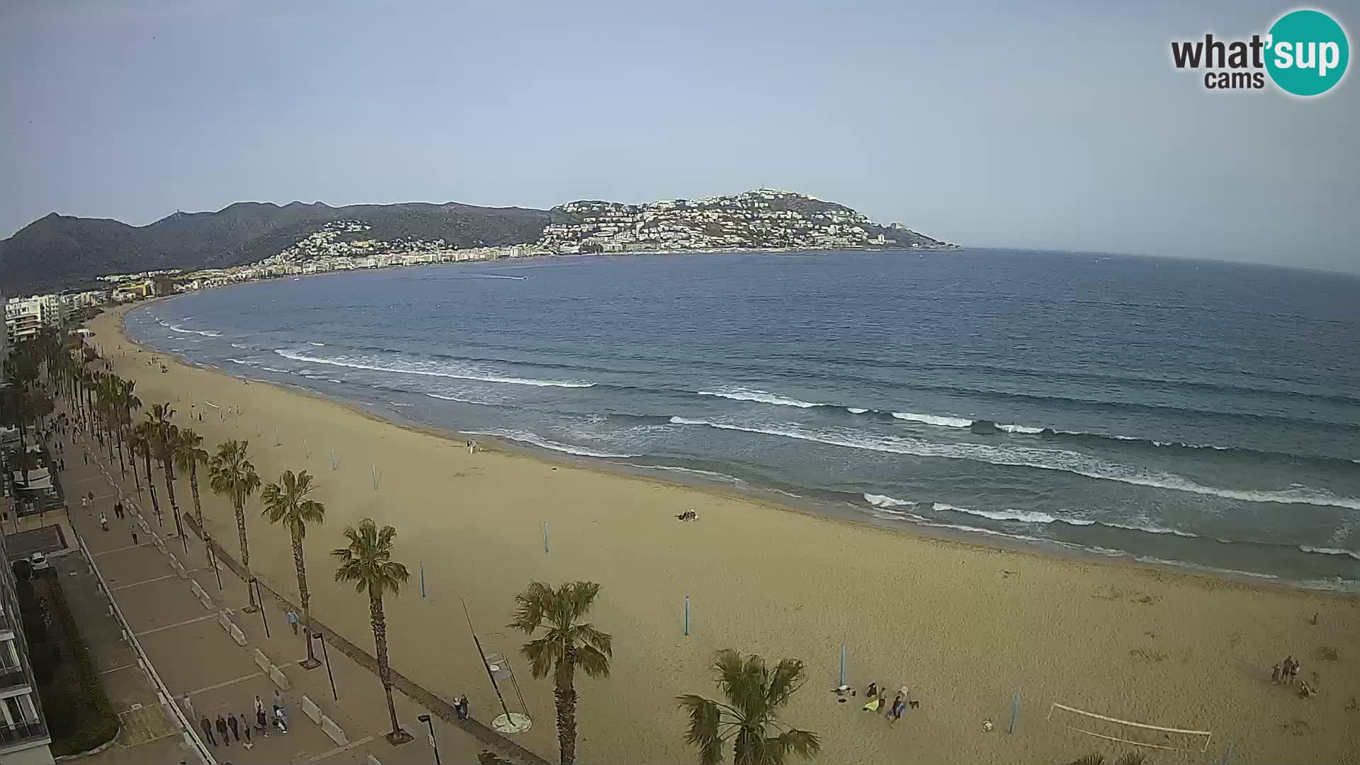 Live cam Roses  – Costa Brava spiaggia – Hotel MonteCarlo