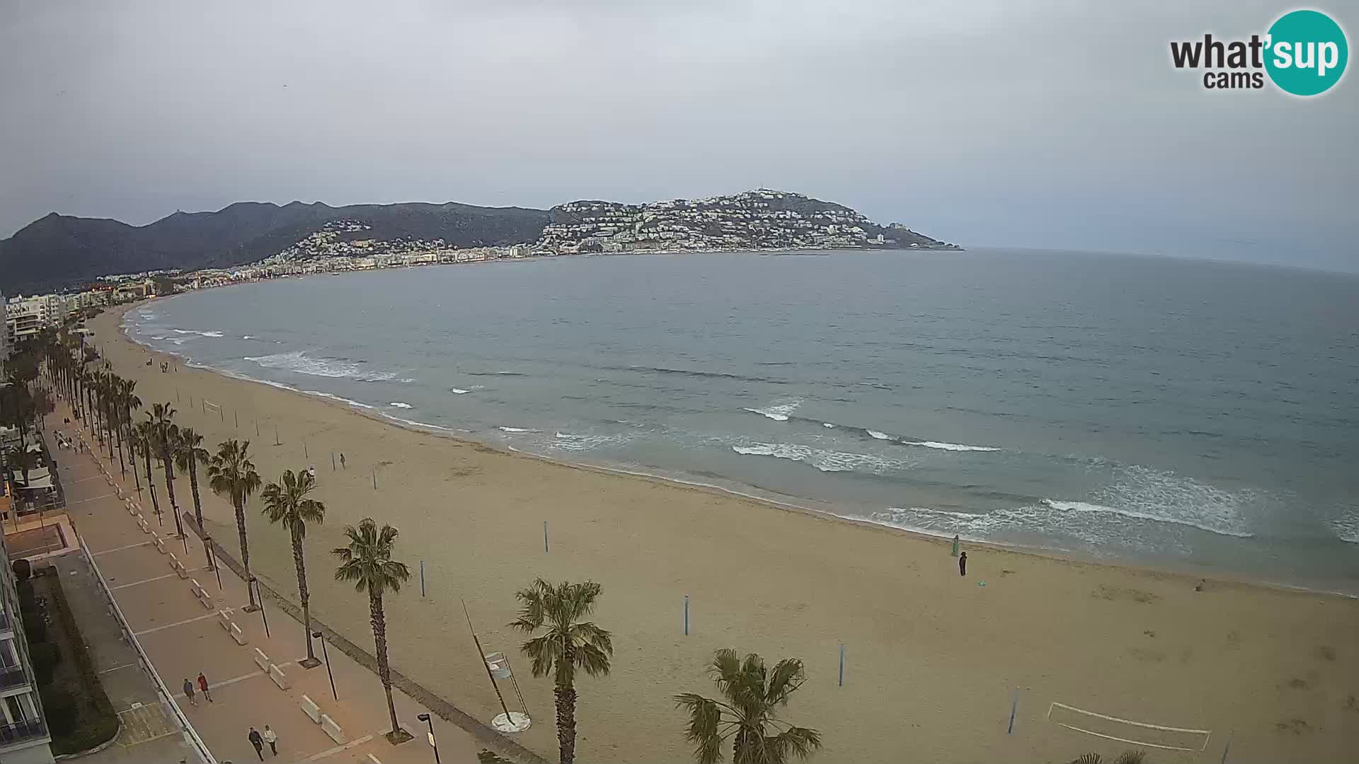 Webcam Costa Brava Roses Strand – Montecarlo Hotel livecam Spanien