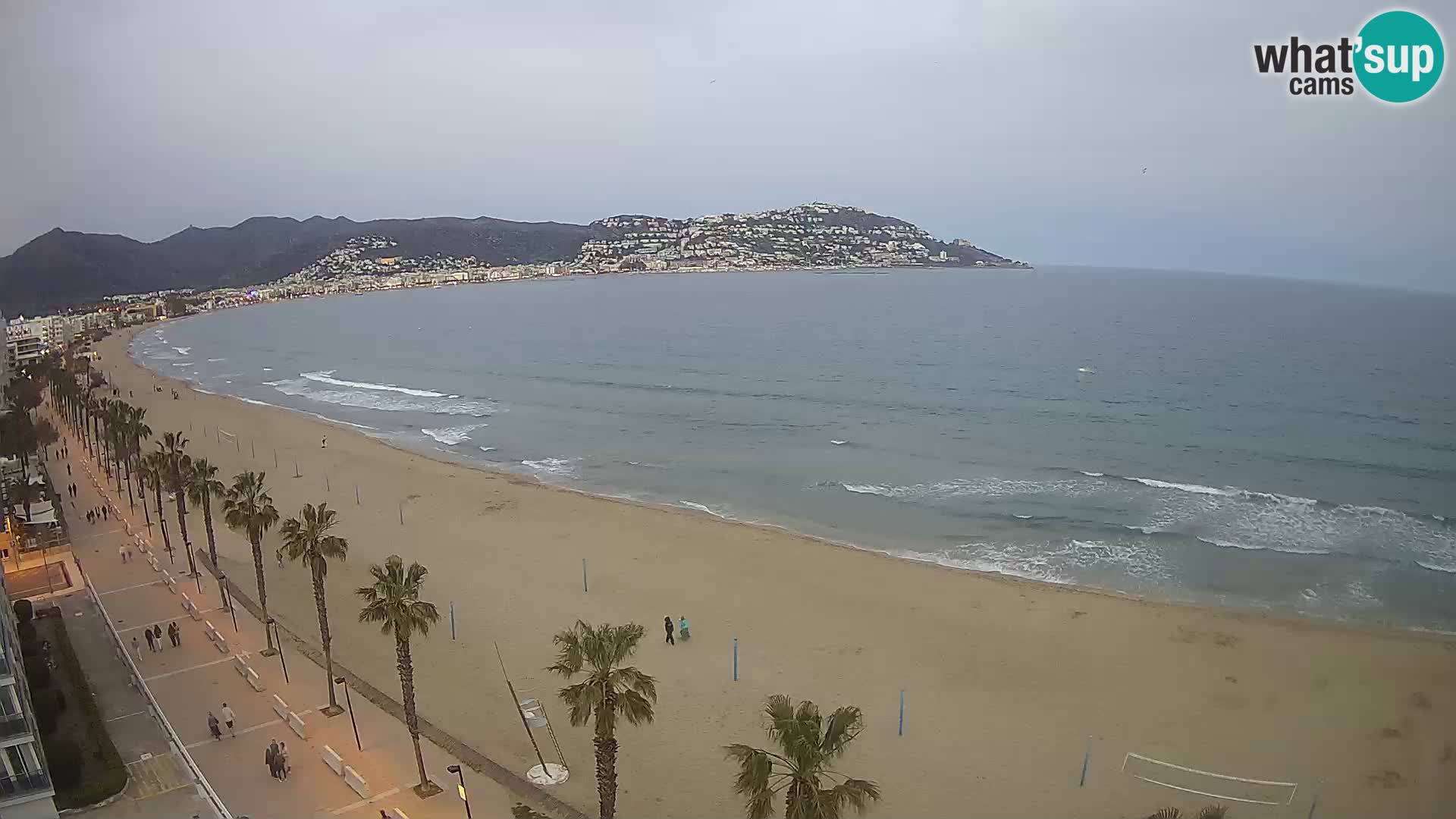 Webcam Costa Brava Roses Strand – Montecarlo Hotel livecam Spanien