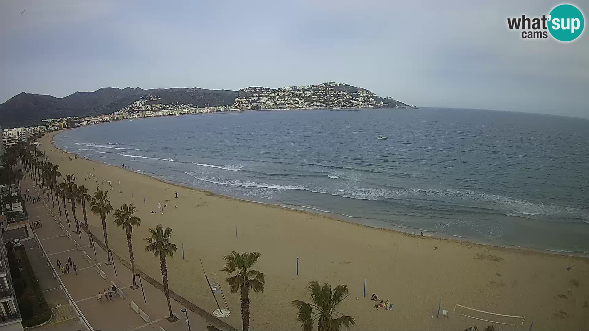 LIVEcam Roses plage Costa Brava – Hotel Montecarlo webcam Espagne