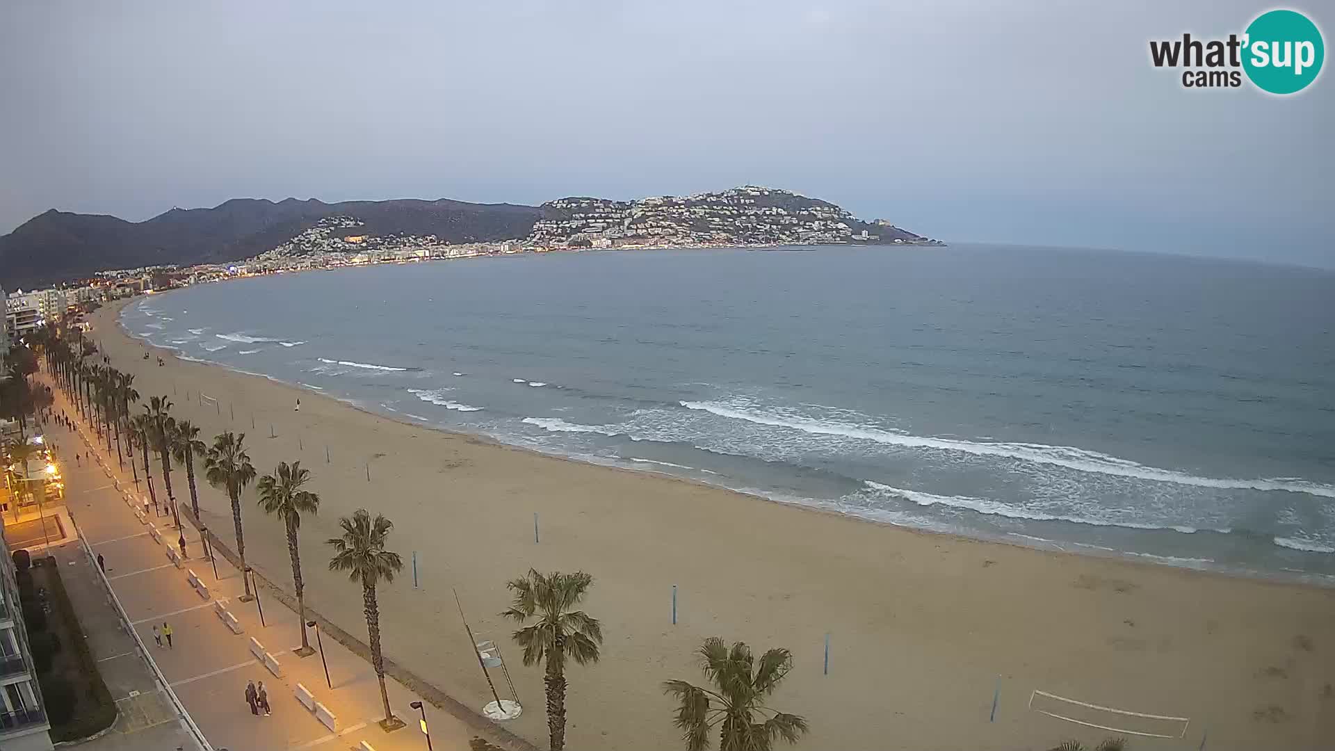 LIVEcam Roses plage Costa Brava – Hotel Montecarlo webcam Espagne