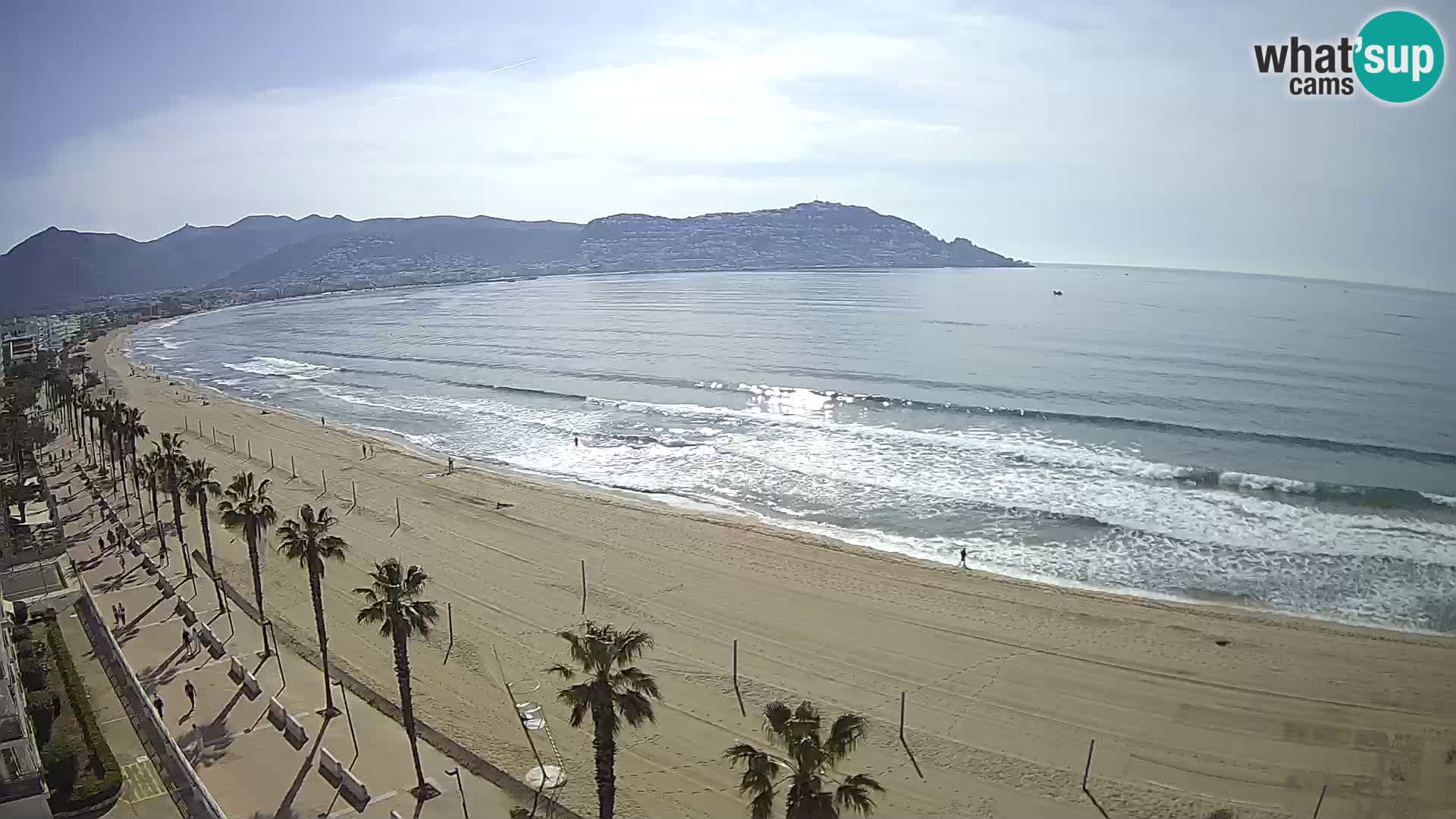 Roses camera en vivo playa Costa Brava- Hotel MonteCarlo