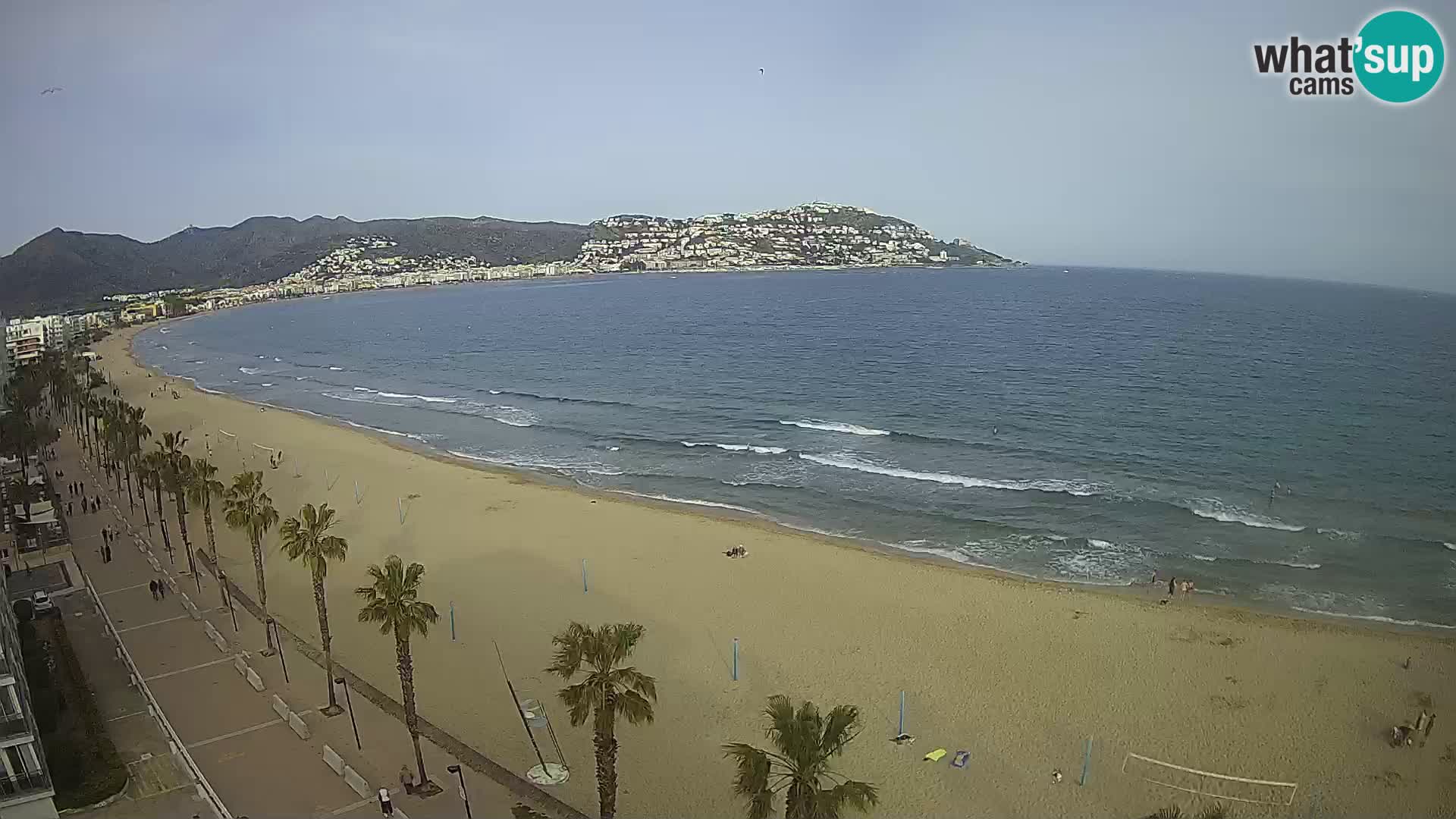 Live cam Roses  – Costa Brava spiaggia – Hotel MonteCarlo