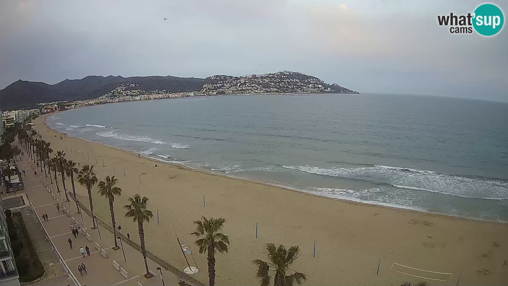 Webcam Costa Brava Roses Strand – Montecarlo Hotel livecam Spanien