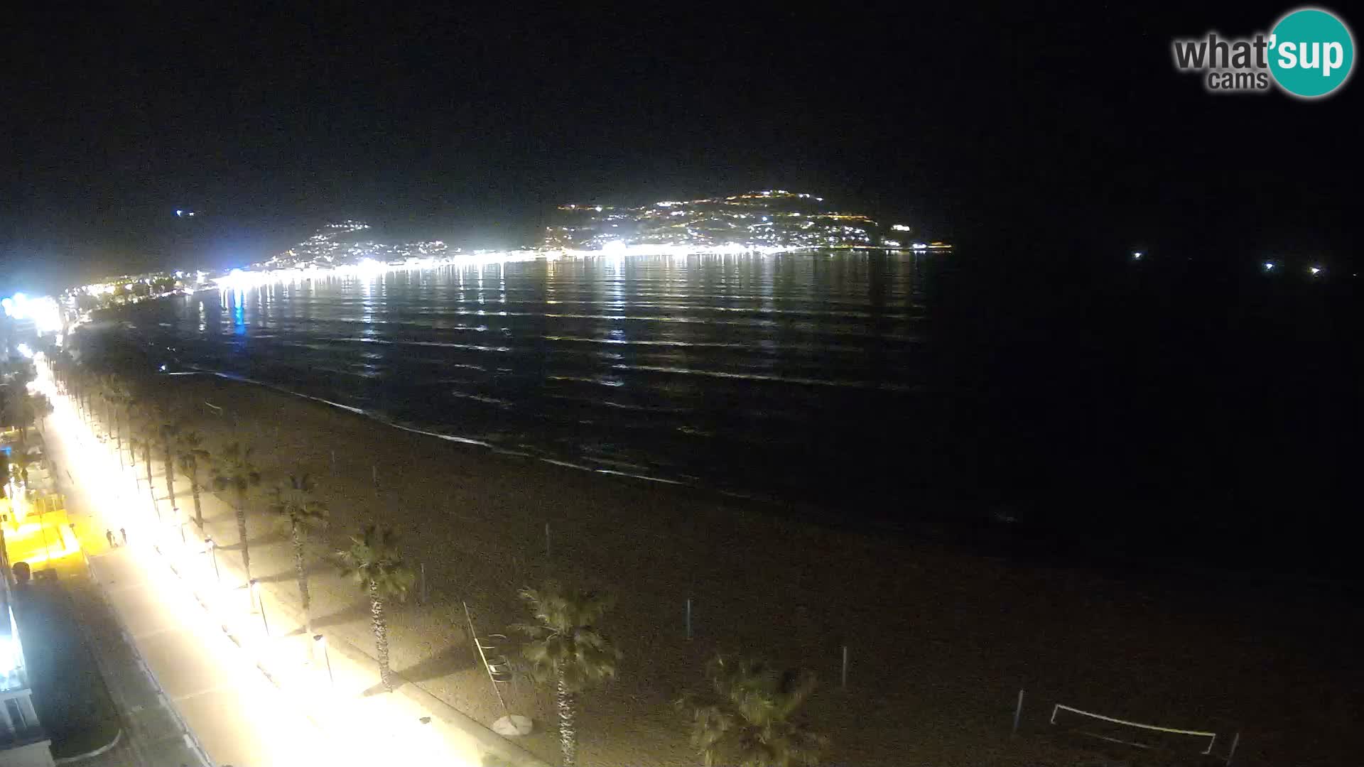 LIVEcam Roses plage Costa Brava – Hotel Montecarlo webcam Espagne