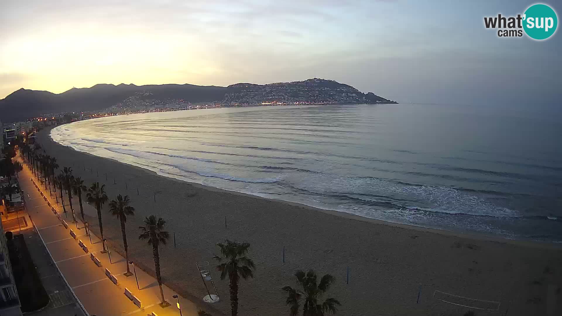 Webcam Costa Brava Roses Strand – Montecarlo Hotel livecam Spanien