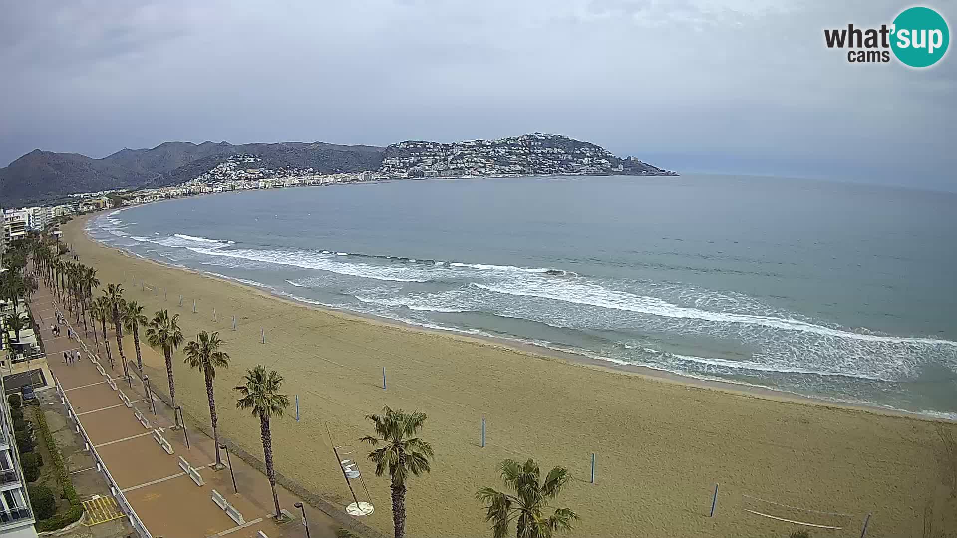 Webcam Costa Brava Roses Strand – Montecarlo Hotel livecam Spanien