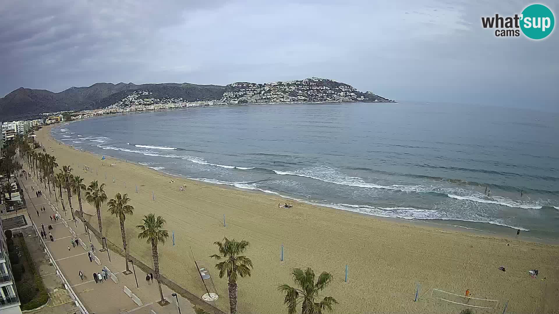 Live cam Roses  – Costa Brava spiaggia – Hotel MonteCarlo