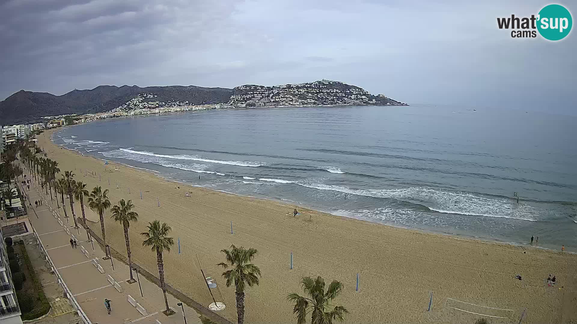 Webcam Costa Brava Roses Strand – Montecarlo Hotel livecam Spanien