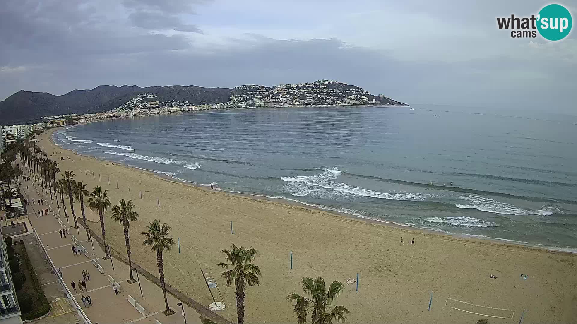 Live cam Roses  – Costa Brava spiaggia – Hotel MonteCarlo