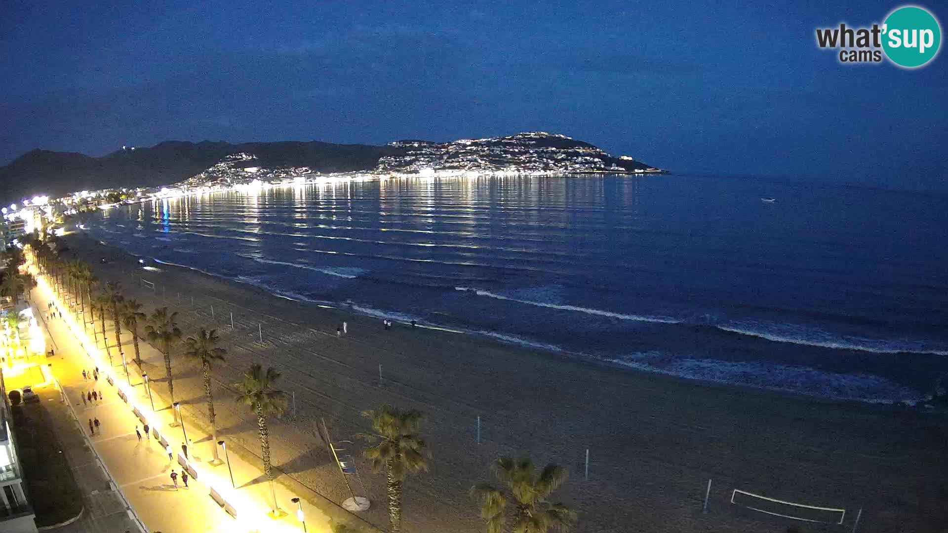 Webcam Costa Brava Roses Strand – Montecarlo Hotel livecam Spanien