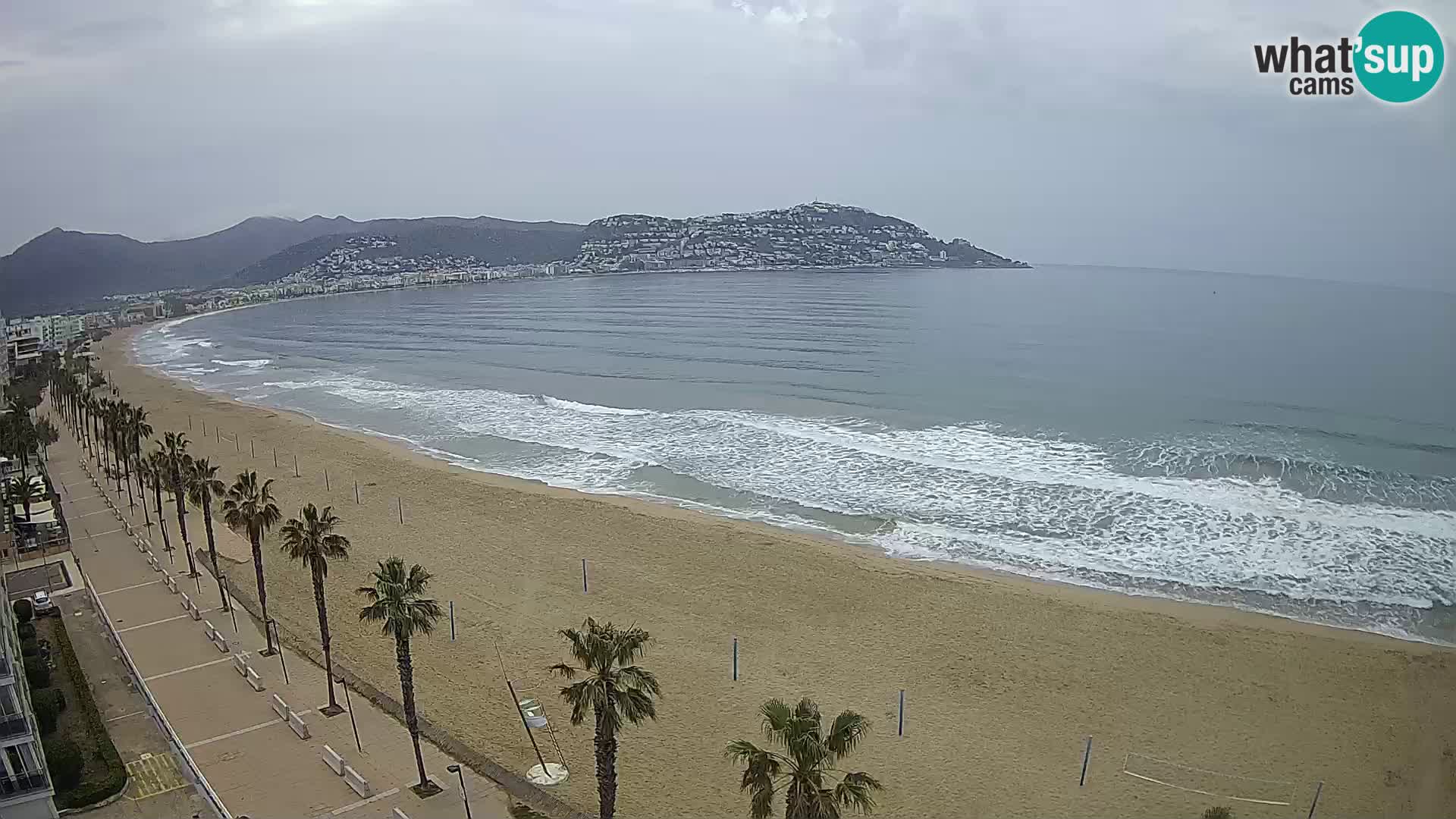 Live cam Roses  – Costa Brava spiaggia – Hotel MonteCarlo