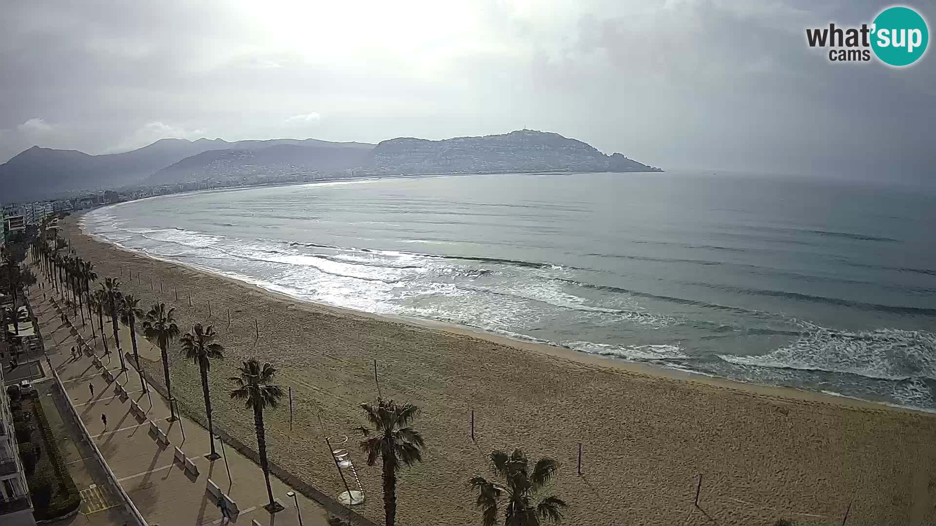 LIVEcam Roses plage Costa Brava – Hotel Montecarlo webcam Espagne