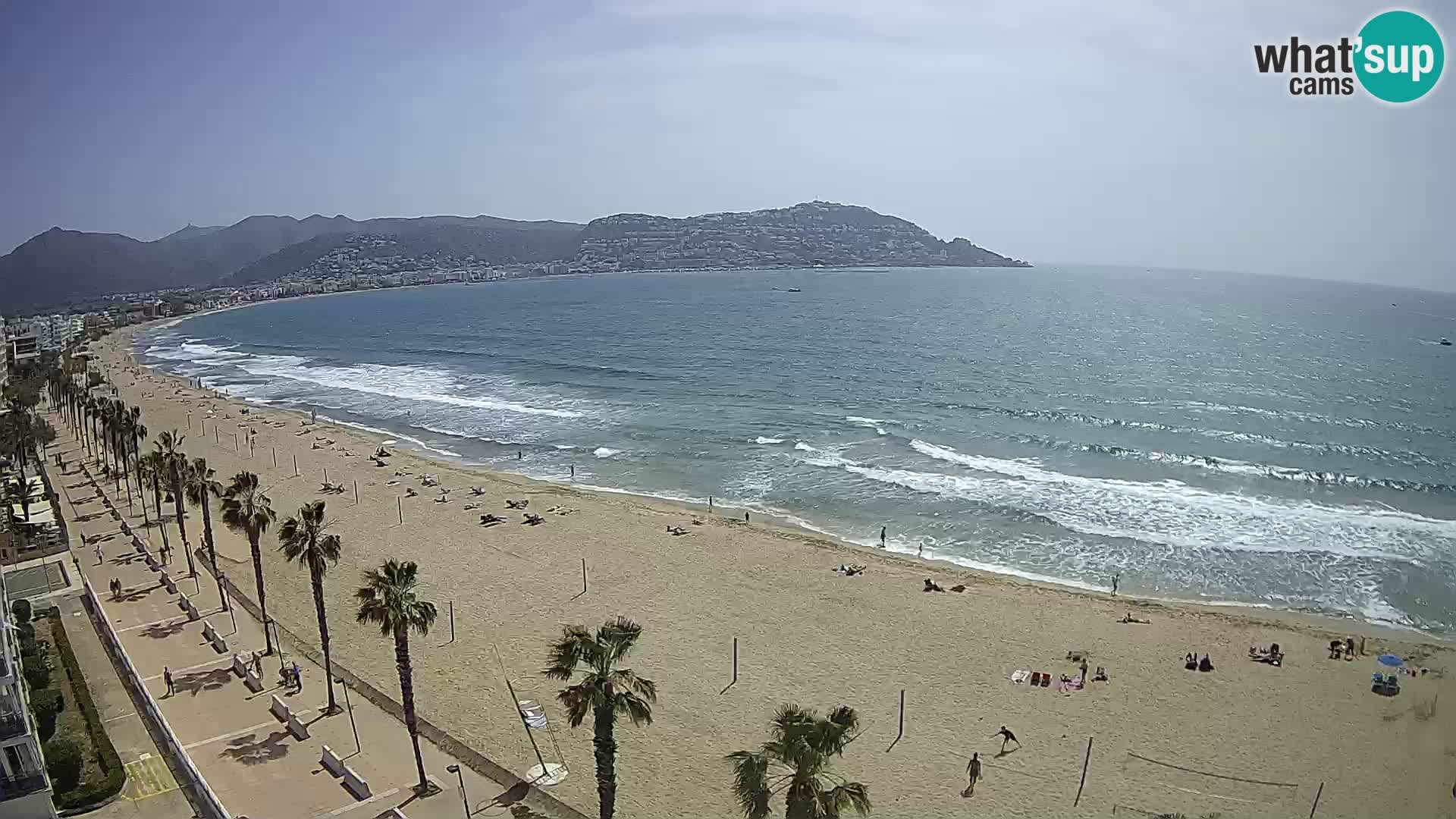 Webcam Costa Brava Roses Strand – Montecarlo Hotel livecam Spanien