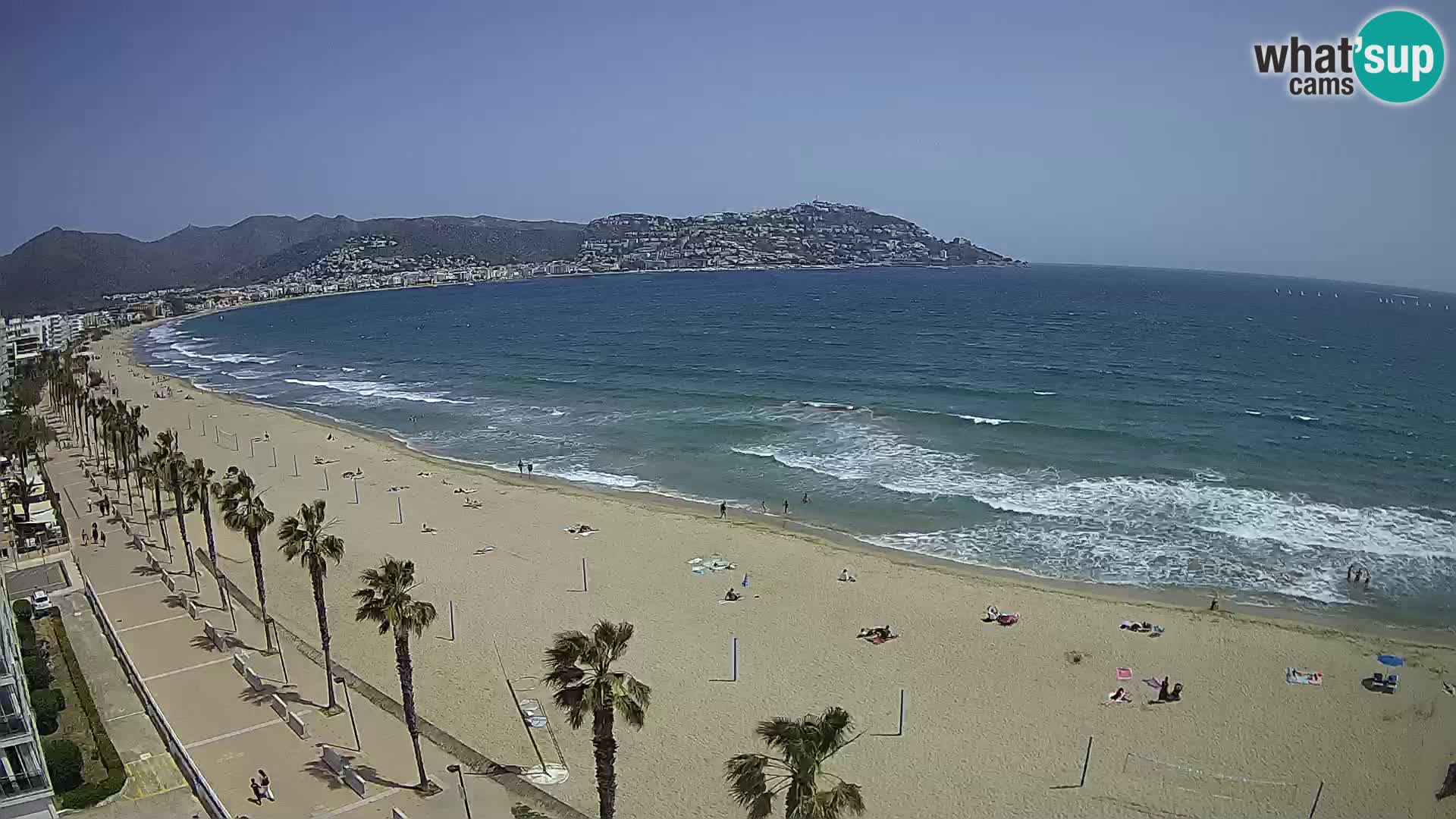 Roses camera en vivo playa Costa Brava- Hotel MonteCarlo