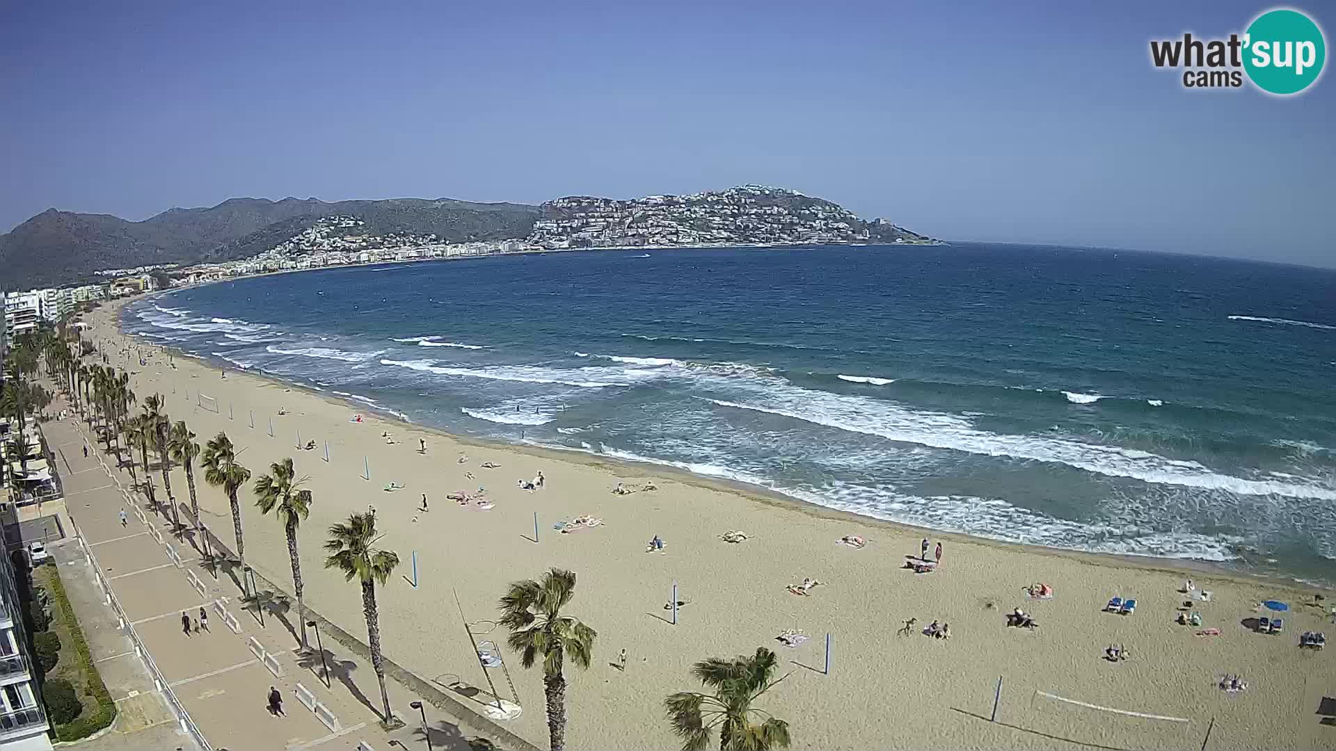 Live cam Roses  – Costa Brava spiaggia – Hotel MonteCarlo