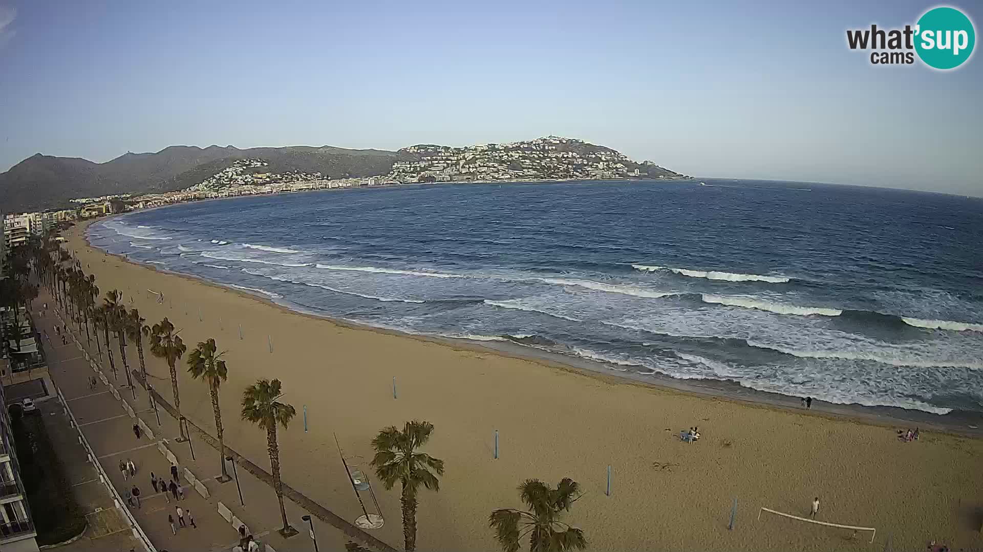 Roses camera en vivo playa Costa Brava- Hotel MonteCarlo