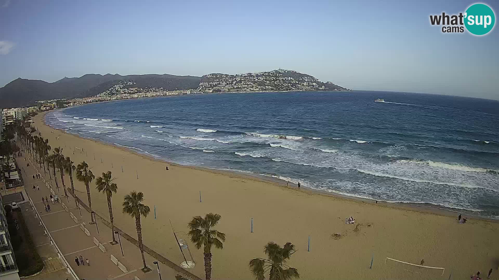 Live cam Roses  – Costa Brava spiaggia – Hotel MonteCarlo
