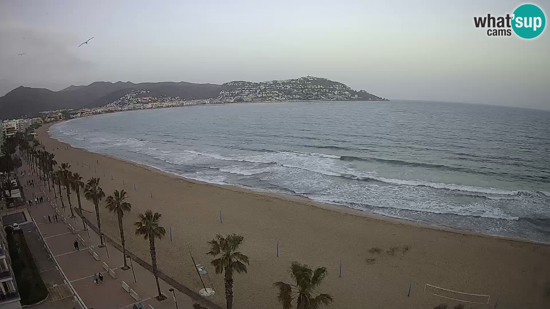 Live cam Roses  – Costa Brava spiaggia – Hotel MonteCarlo