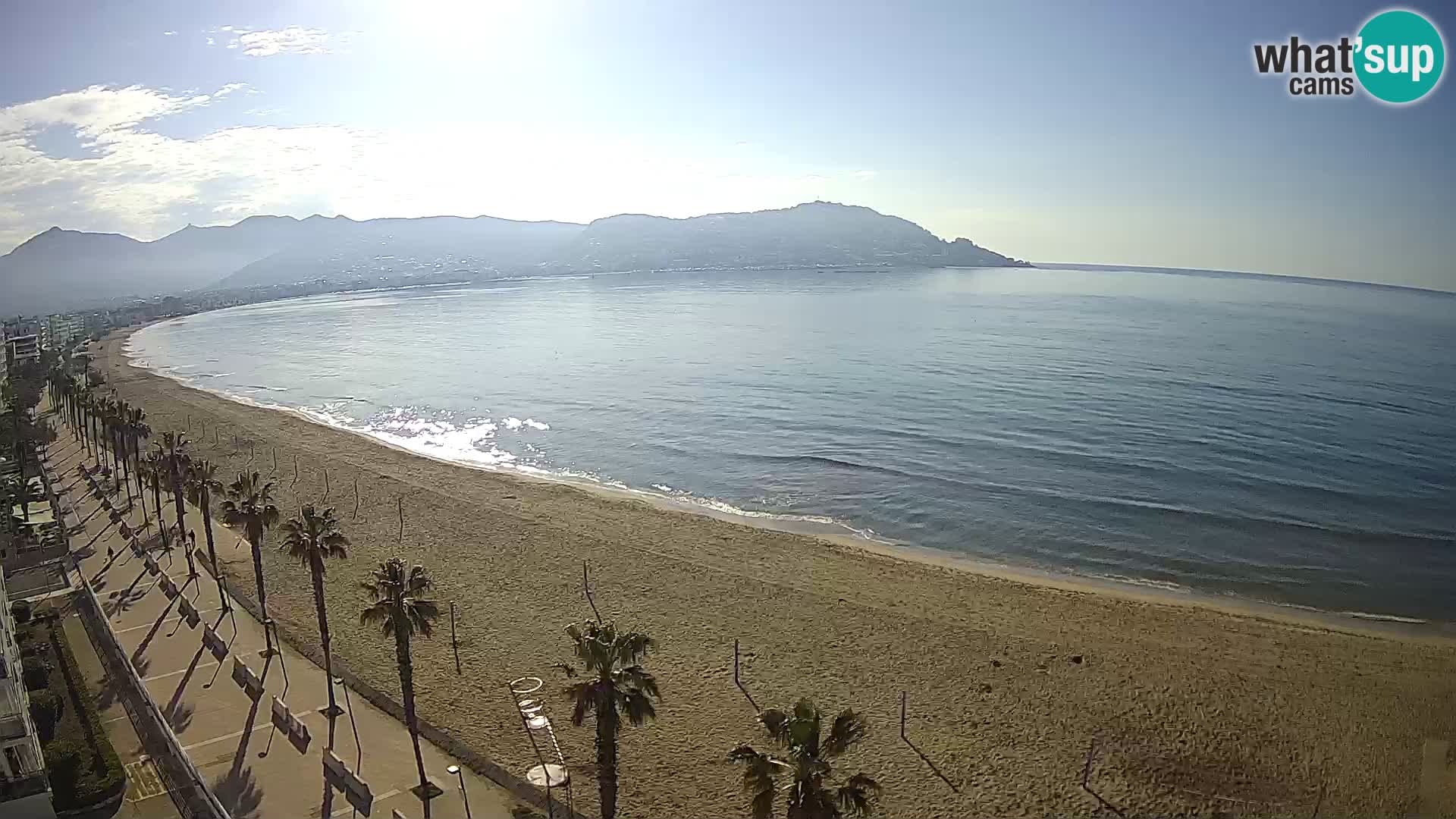 Webcam Costa Brava Roses Strand – Montecarlo Hotel livecam Spanien