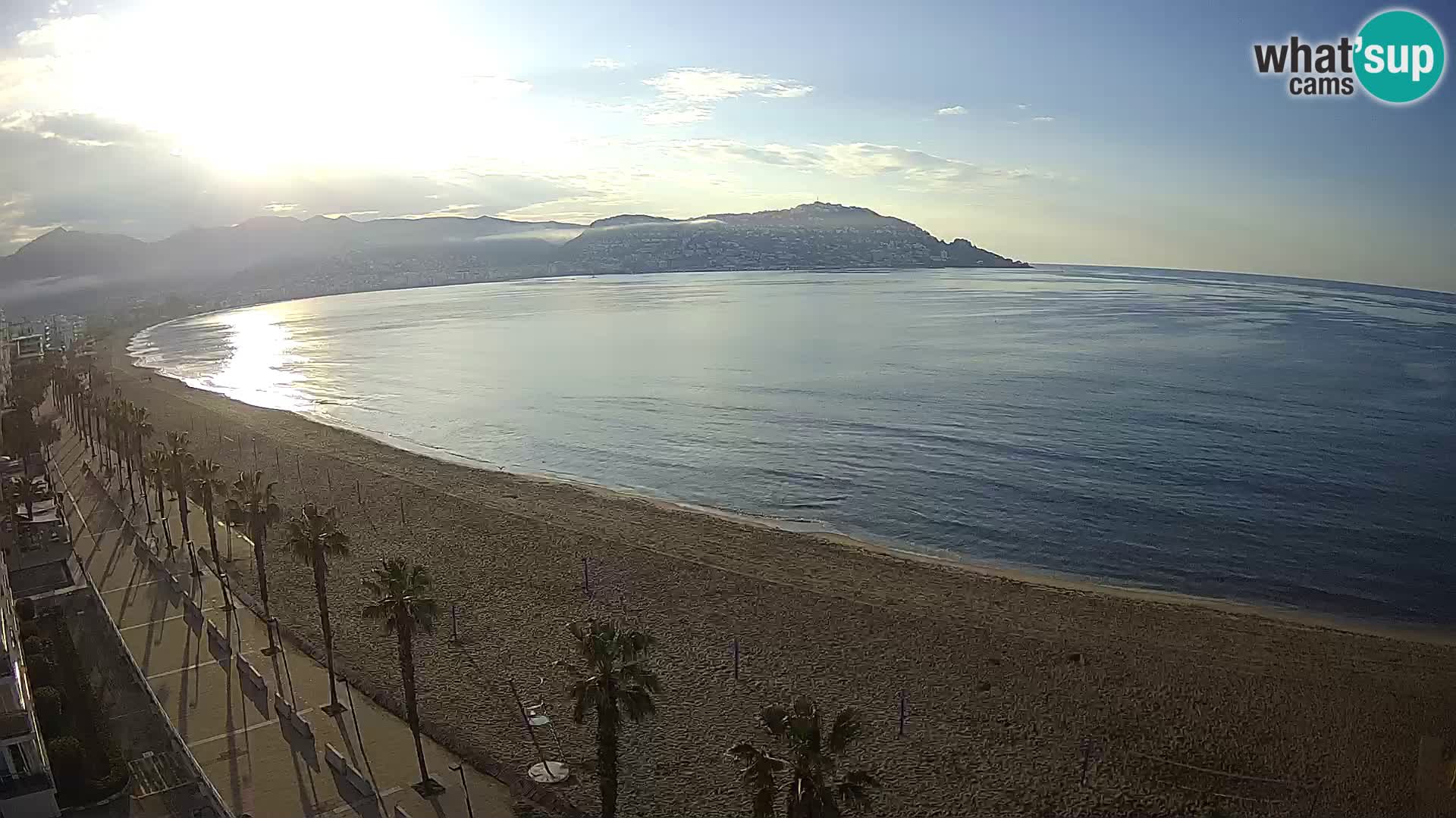 Webcam Costa Brava Roses Strand – Montecarlo Hotel livecam Spanien