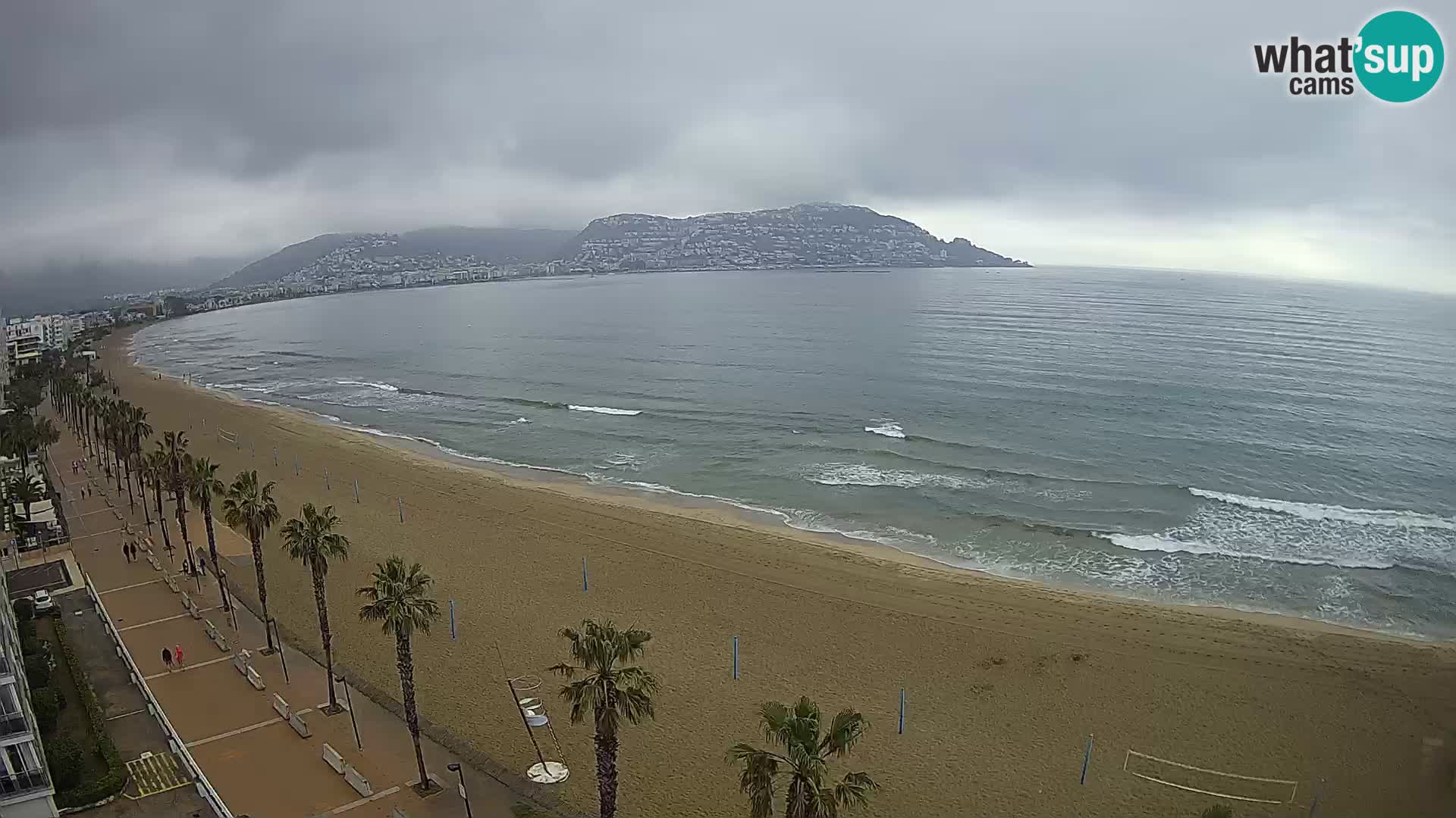 LIVEcam Roses plage Costa Brava – Hotel Montecarlo webcam Espagne