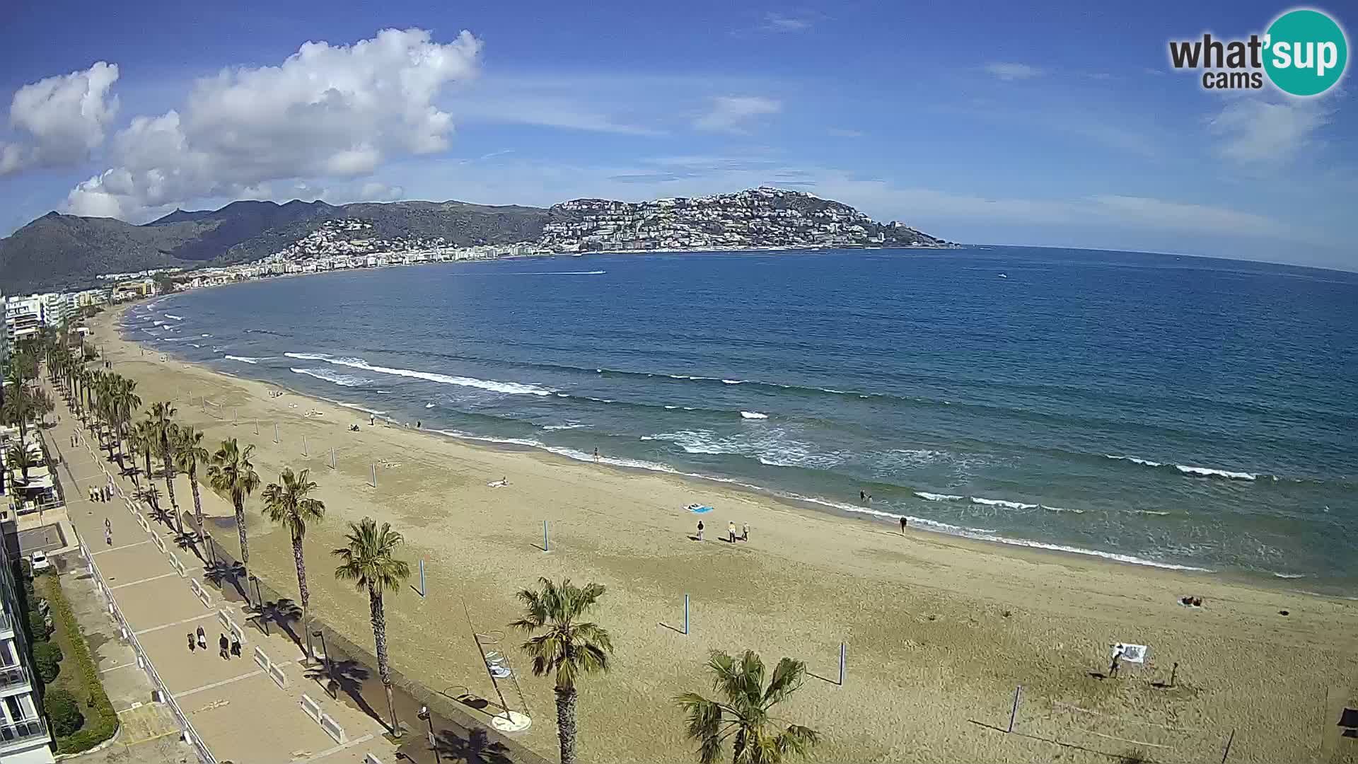 Roses camera en vivo playa Costa Brava- Hotel MonteCarlo