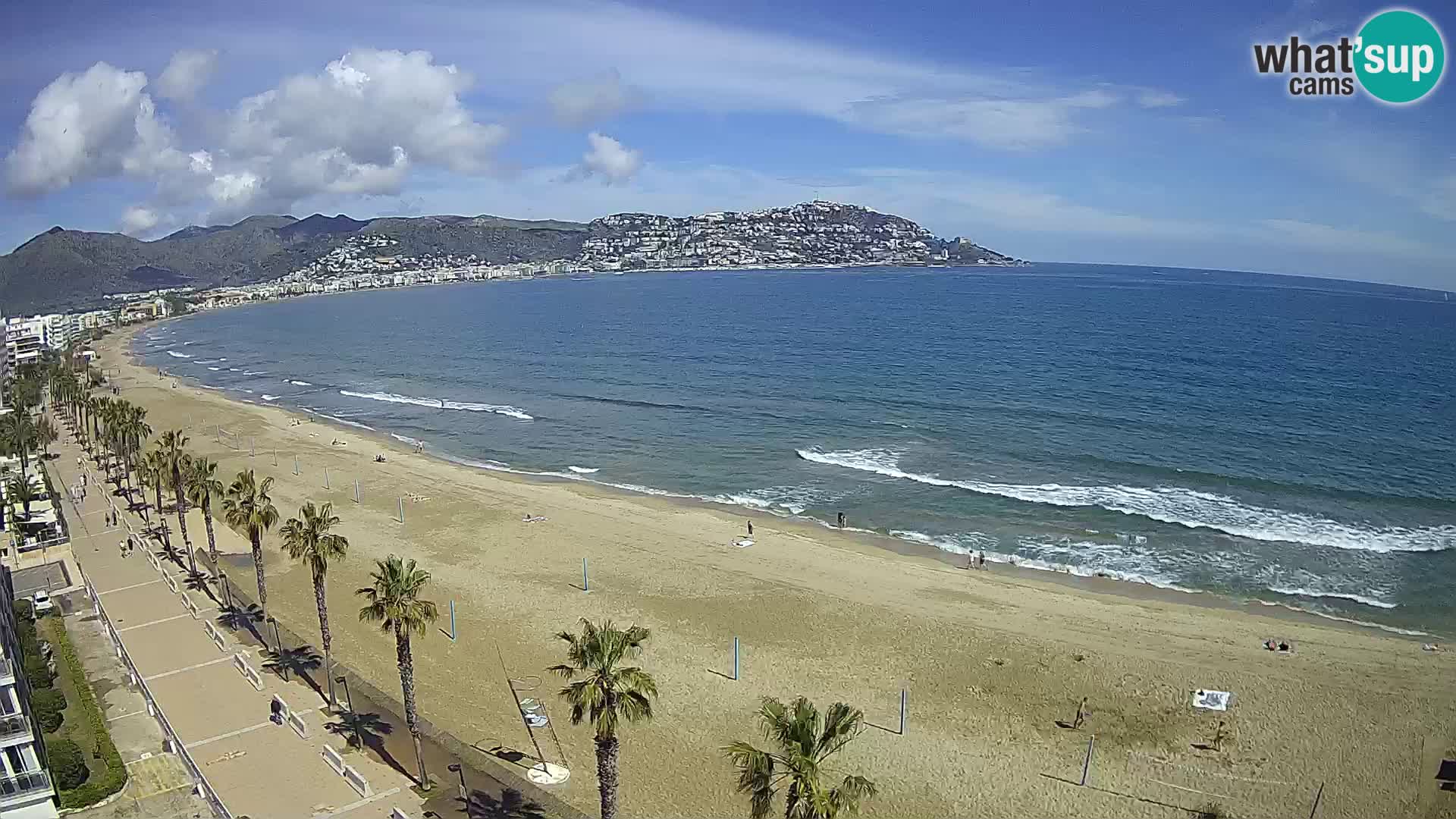 Live cam Roses  – Costa Brava spiaggia – Hotel MonteCarlo
