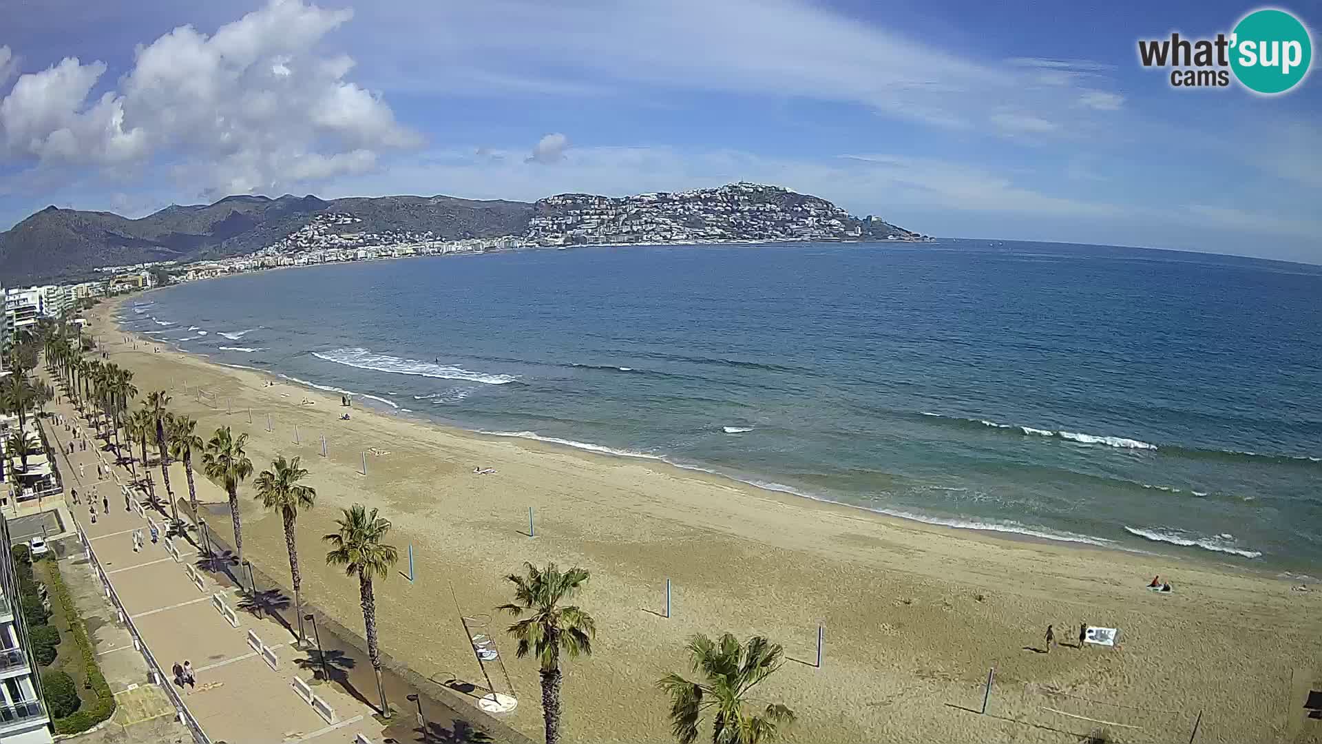 Webcam Costa Brava Roses Strand – Montecarlo Hotel livecam Spanien