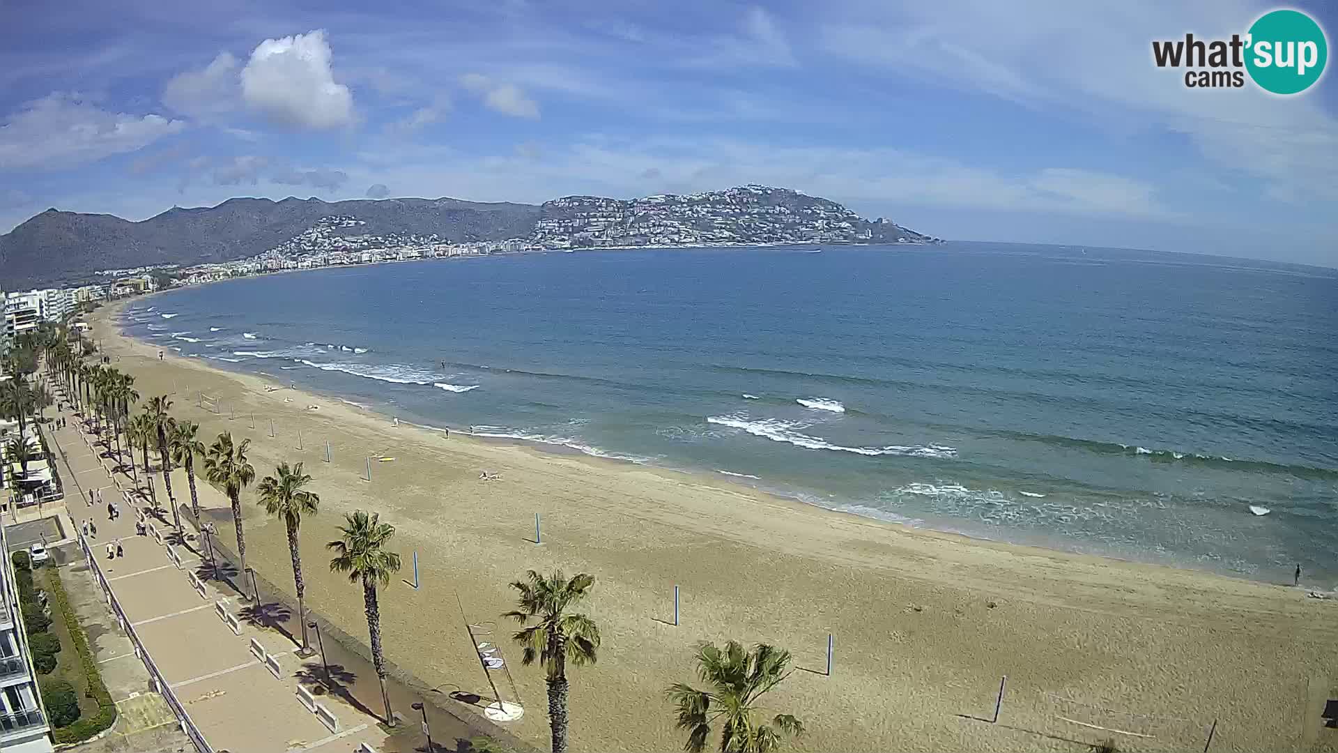 Live cam Roses  – Costa Brava spiaggia – Hotel MonteCarlo