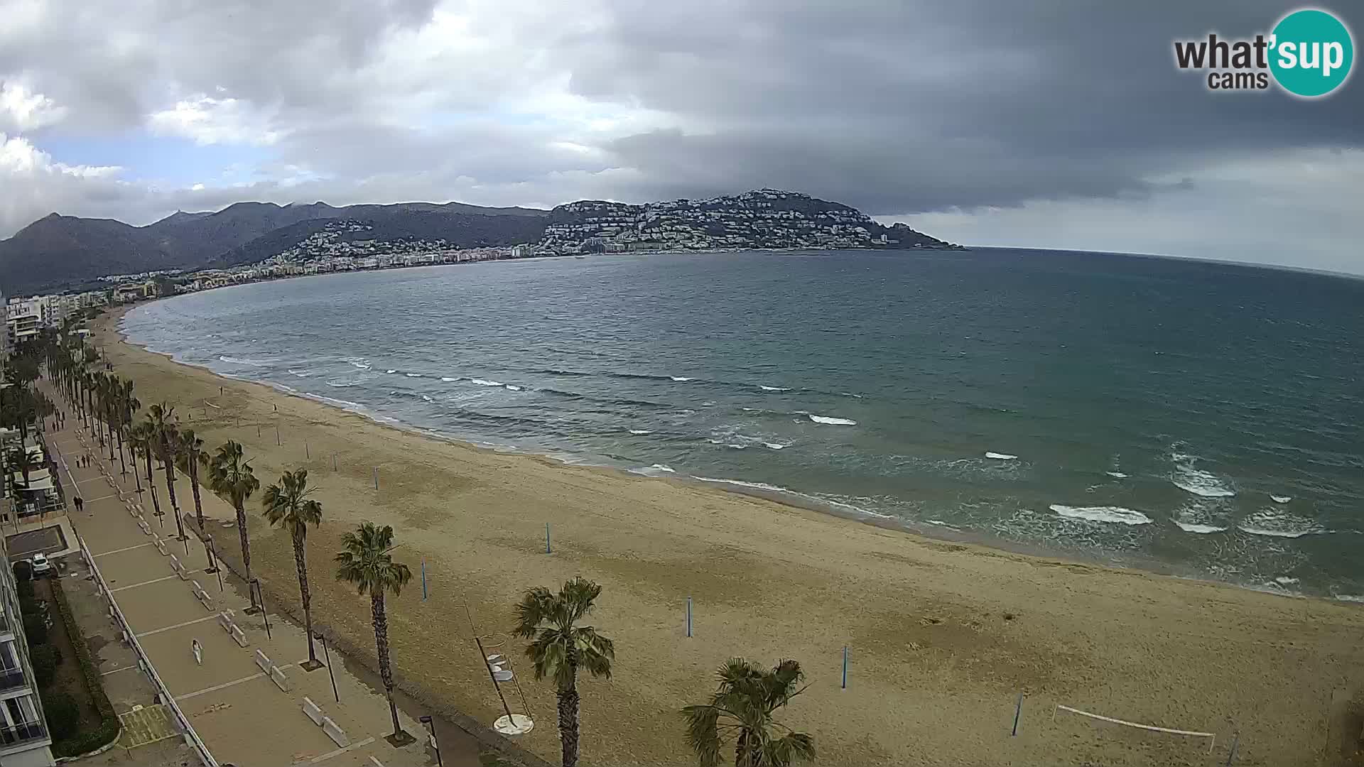 Webcam Costa Brava Roses Strand – Montecarlo Hotel livecam Spanien