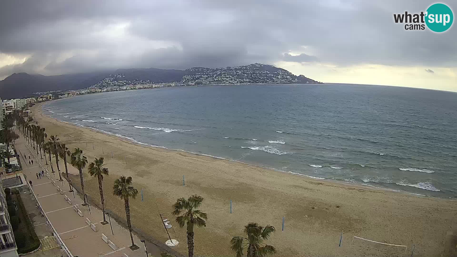 Webcam Costa Brava Roses Strand – Montecarlo Hotel livecam Spanien