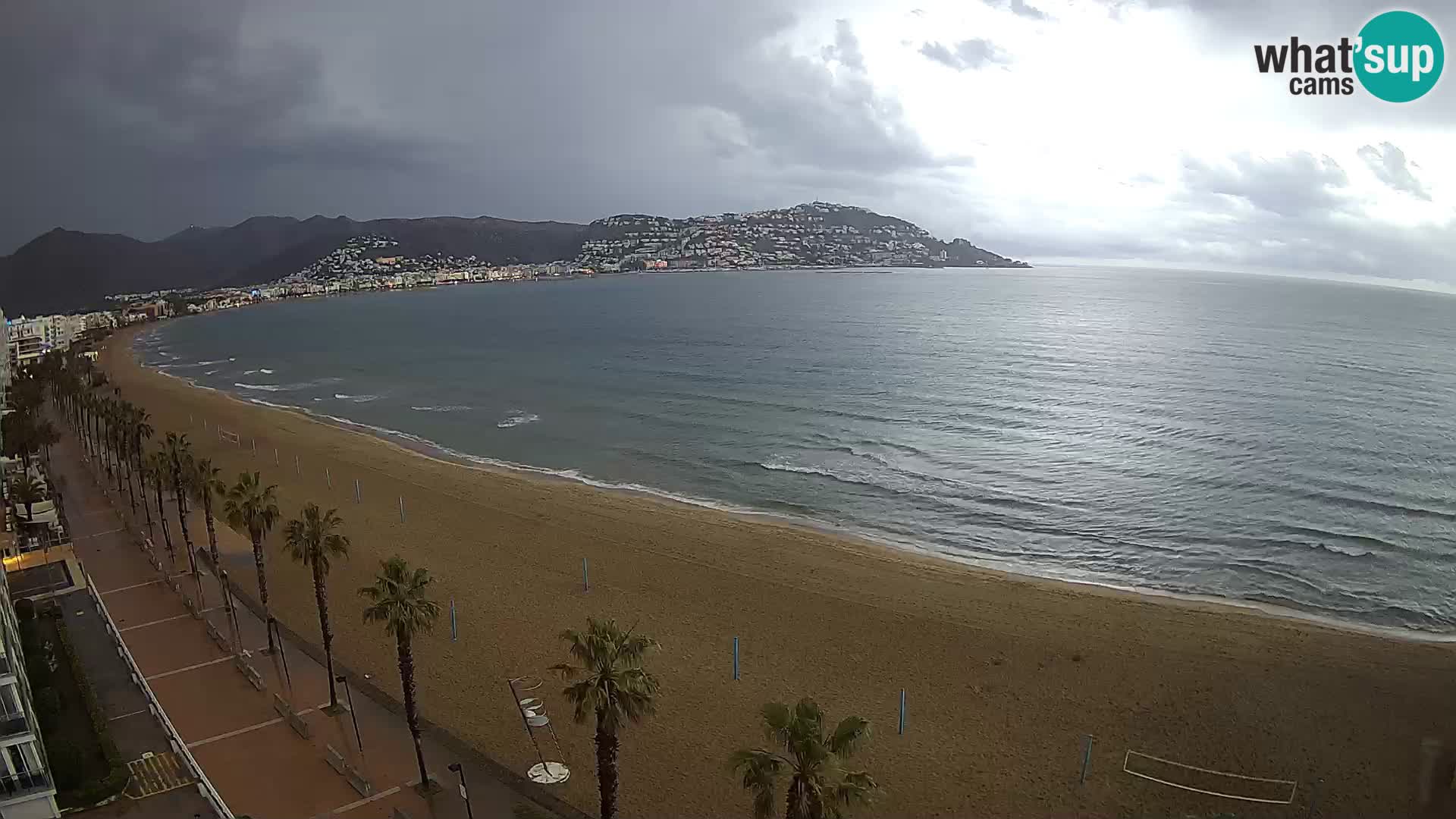 Live cam Roses  – Costa Brava spiaggia – Hotel MonteCarlo