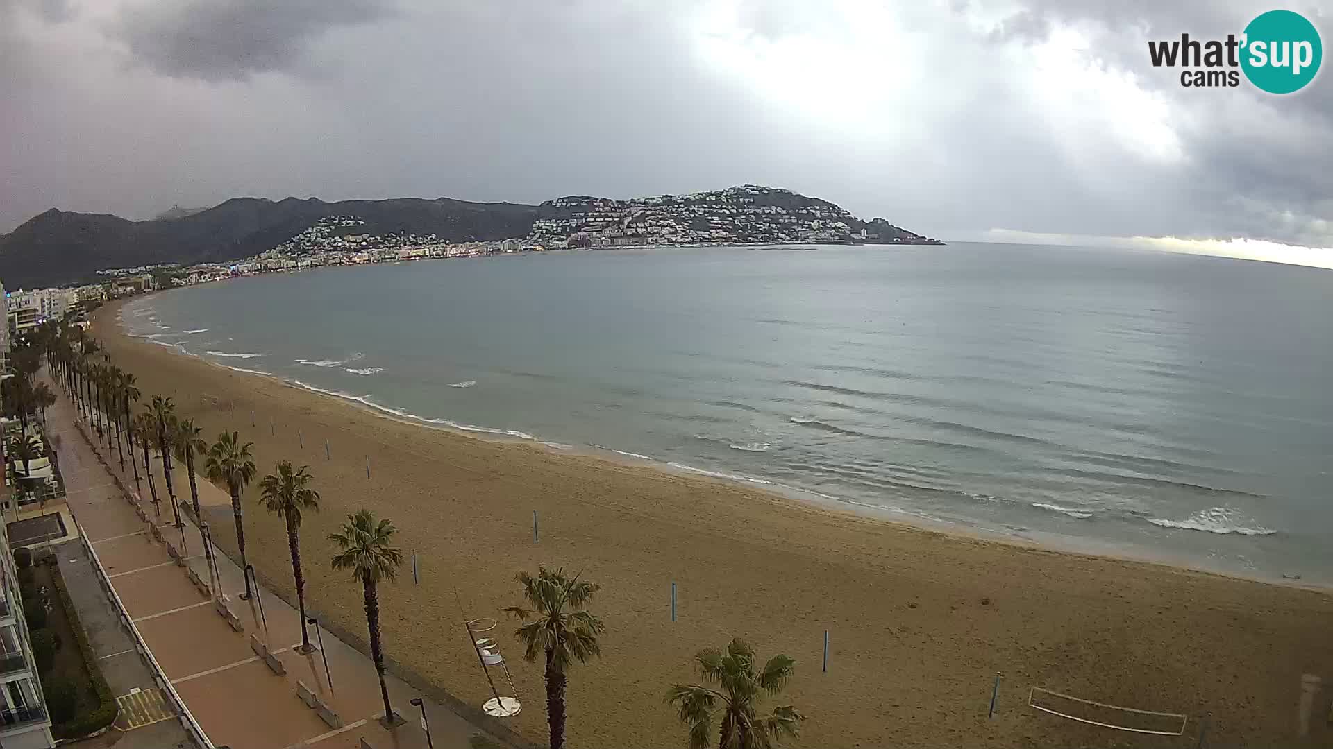 Roses camera en vivo playa Costa Brava- Hotel MonteCarlo