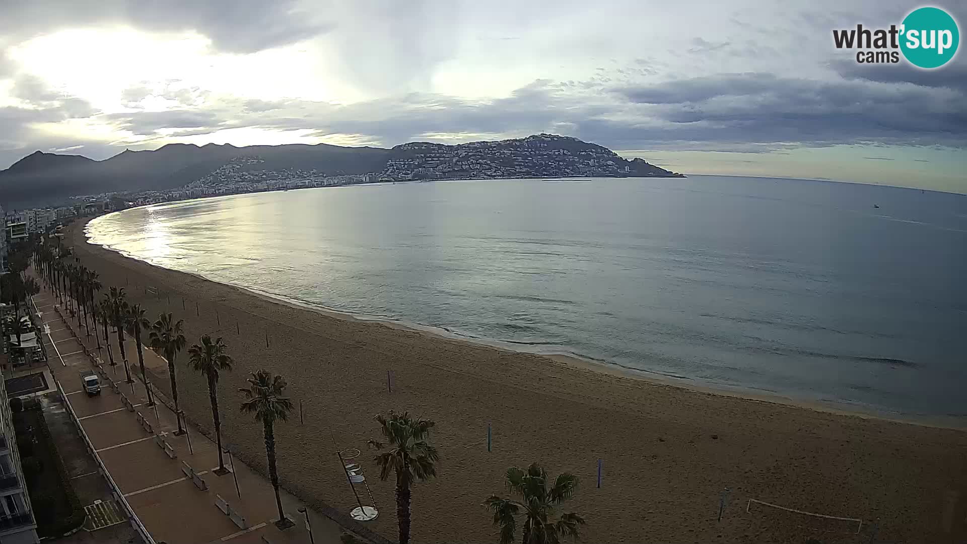 Live cam Roses  – Costa Brava spiaggia – Hotel MonteCarlo