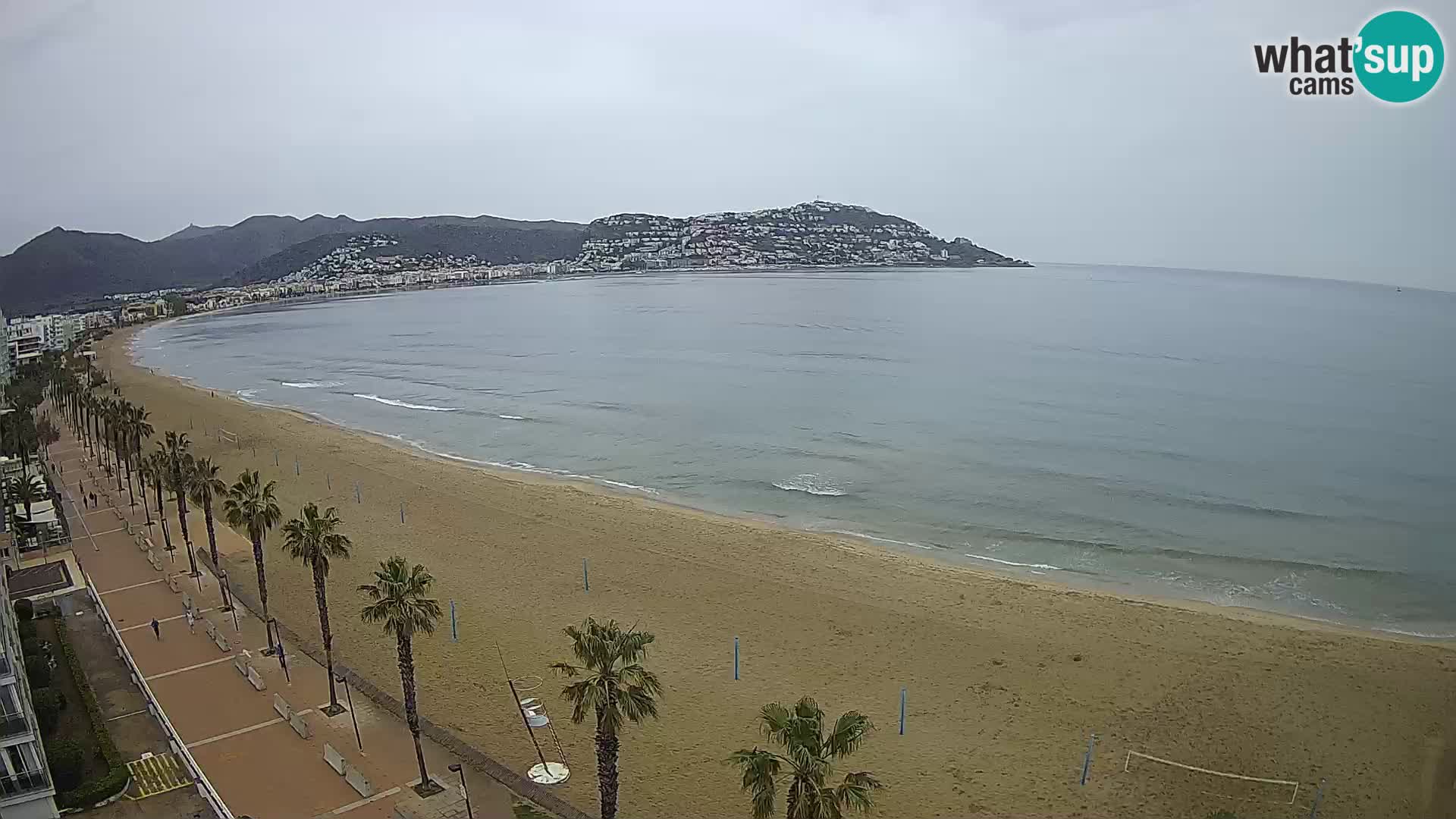 Webcam Costa Brava Roses Strand – Montecarlo Hotel livecam Spanien