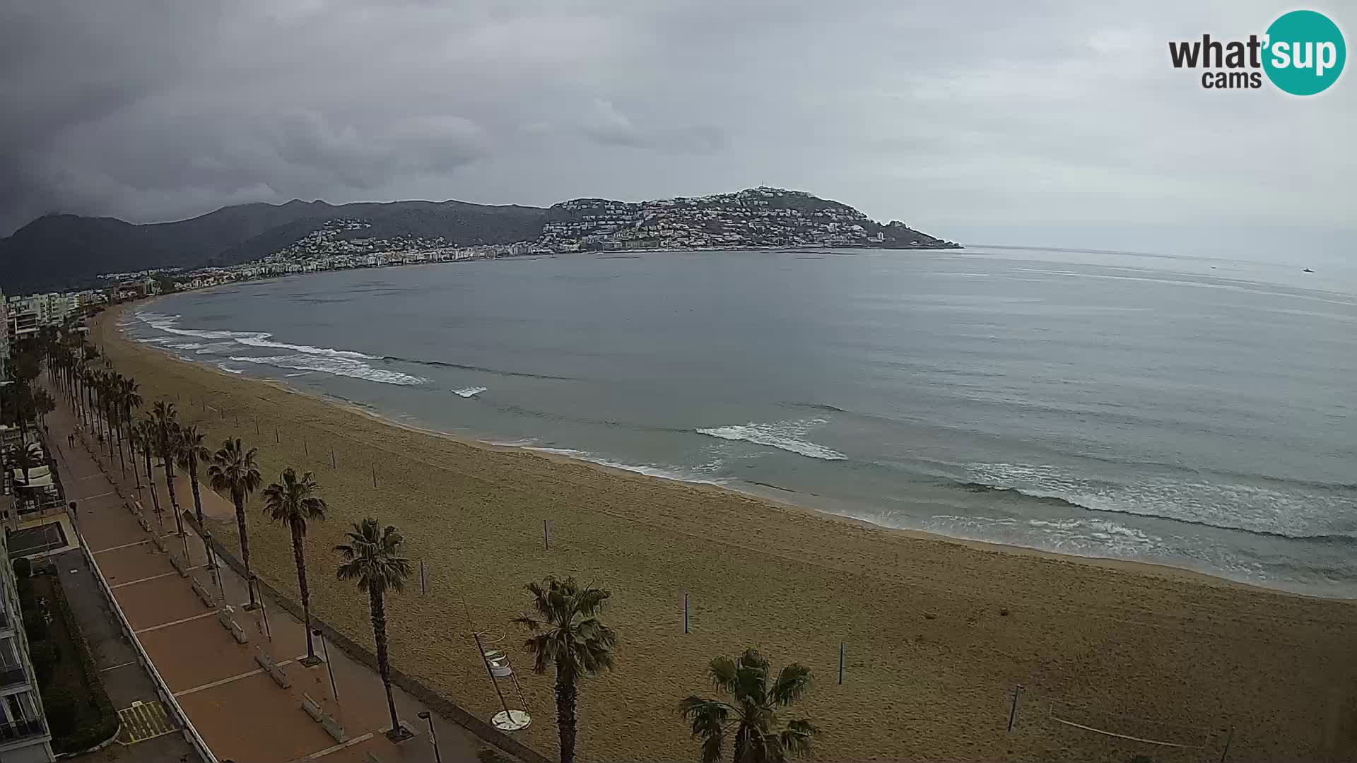 Roses camera en vivo playa Costa Brava- Hotel MonteCarlo