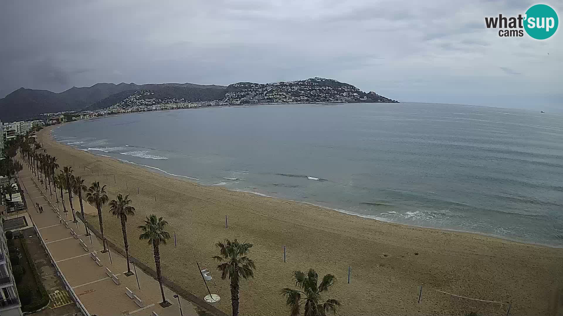 Webcam Costa Brava Roses Strand – Montecarlo Hotel livecam Spanien
