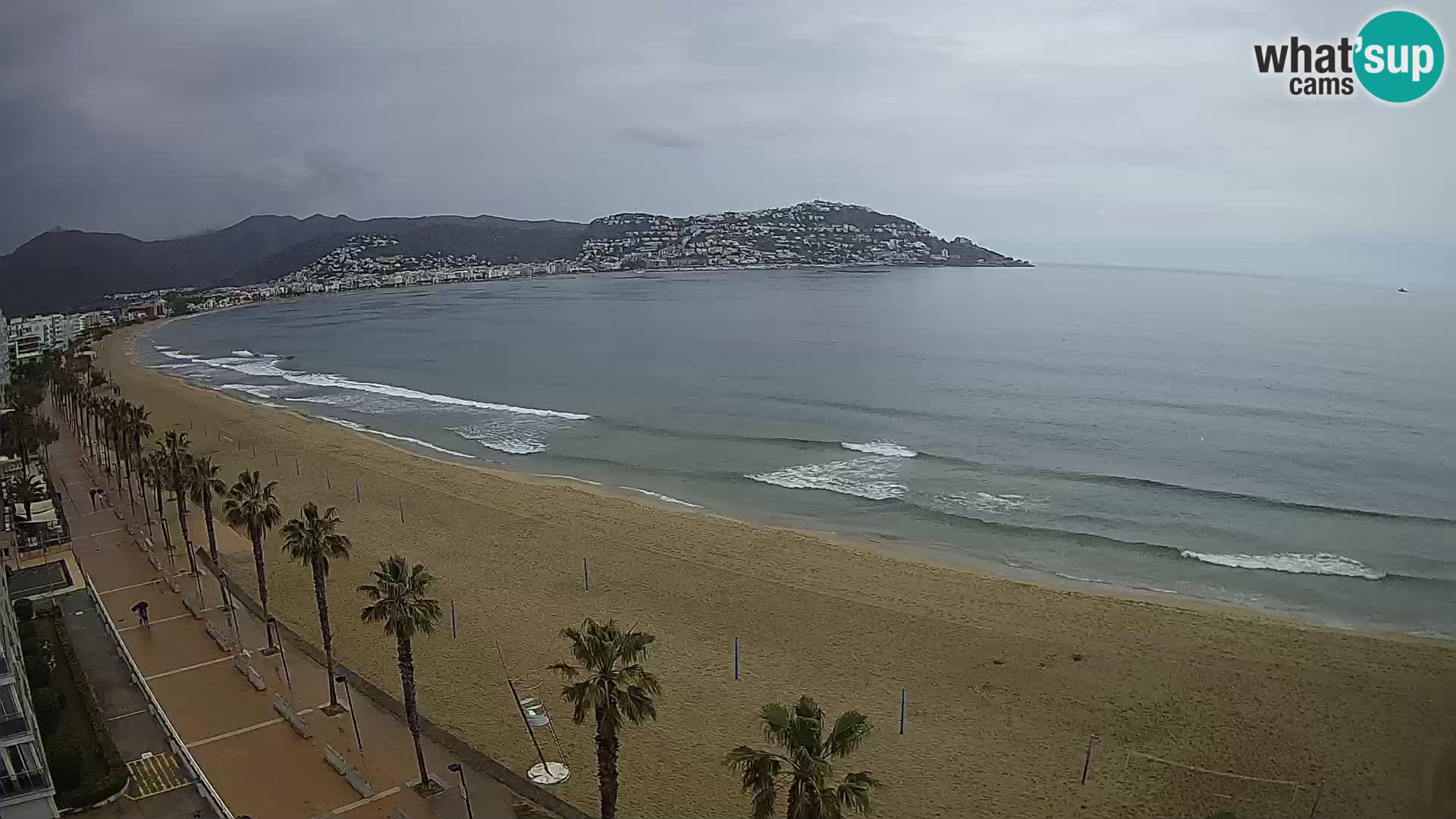 Live cam Roses  – Costa Brava spiaggia – Hotel MonteCarlo